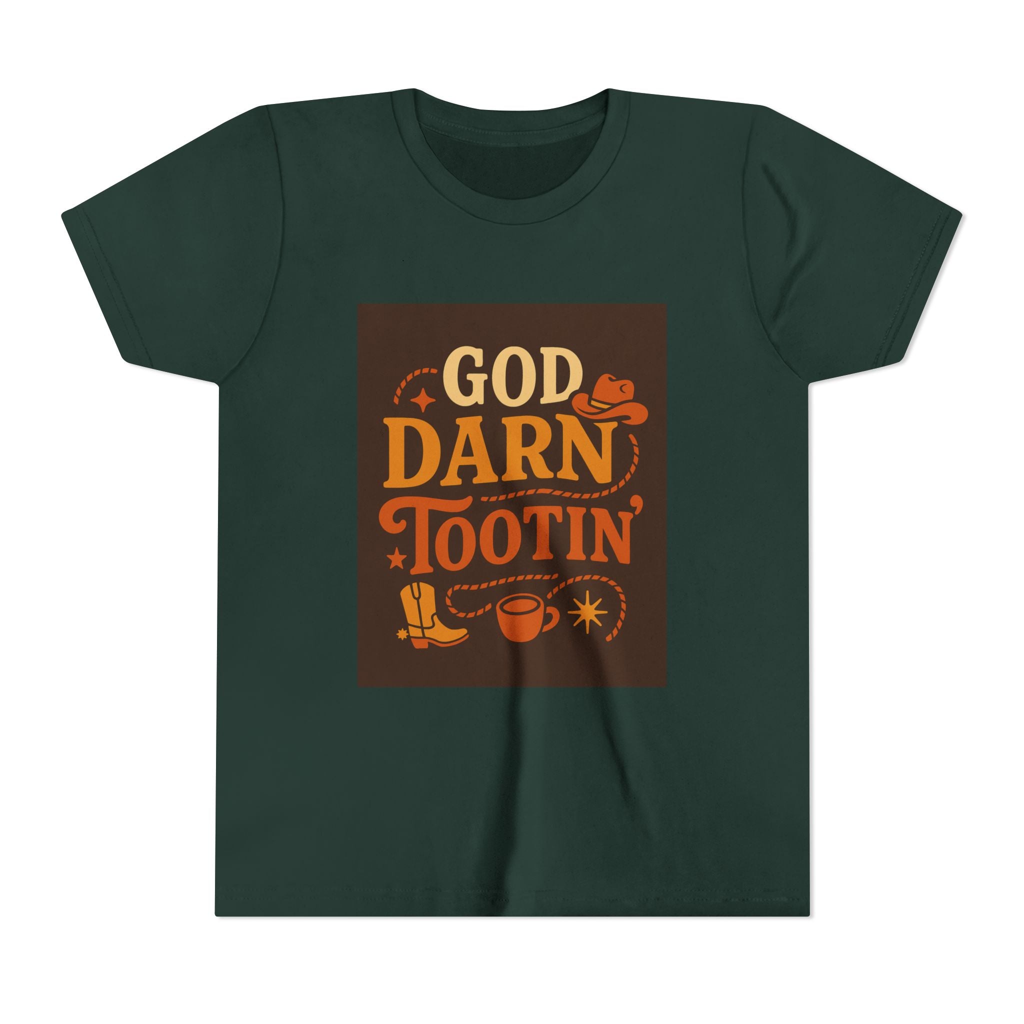 God Darn Tootin Youth Short Sleeve Tee