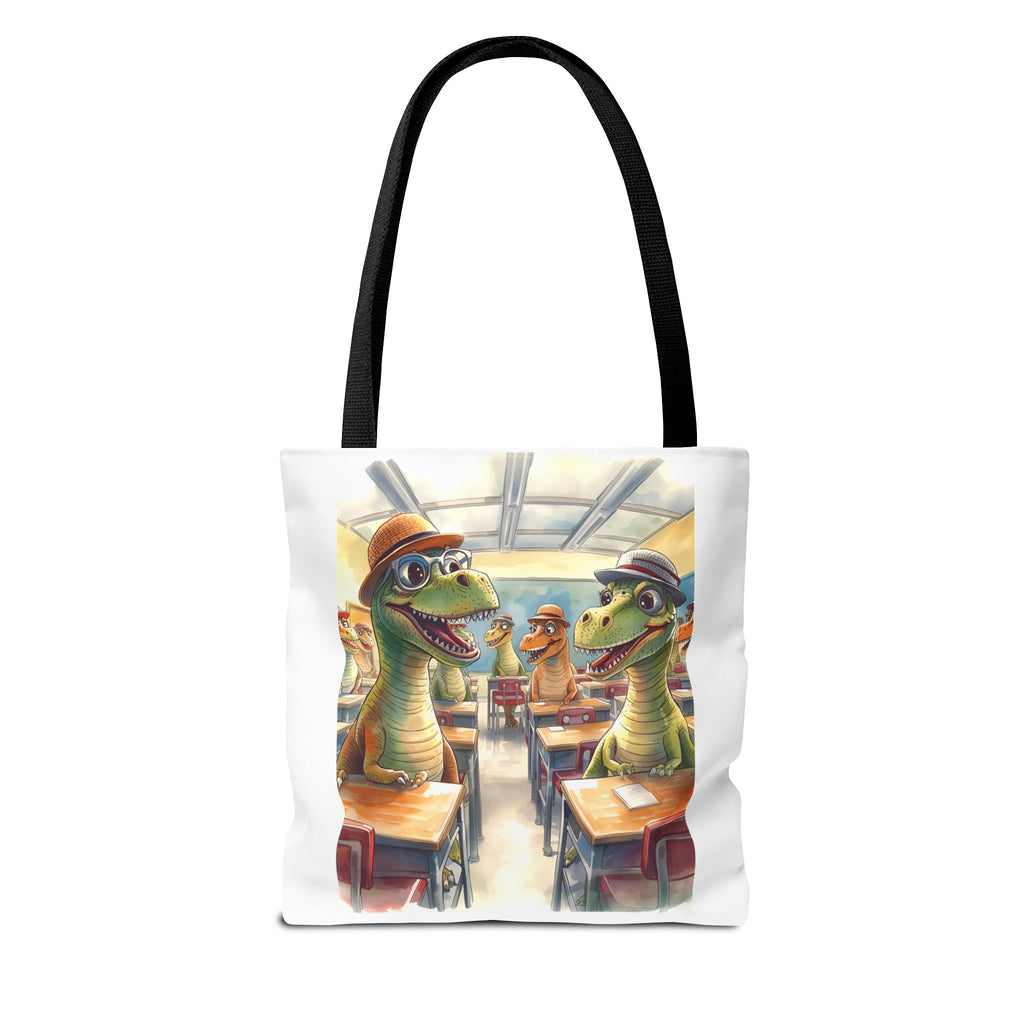 Dinosaur Classroom Tote Bag, Fun School Bag, Kids' Lunch Tote, Teacher Gift, Student Bag, Unique Art Bag