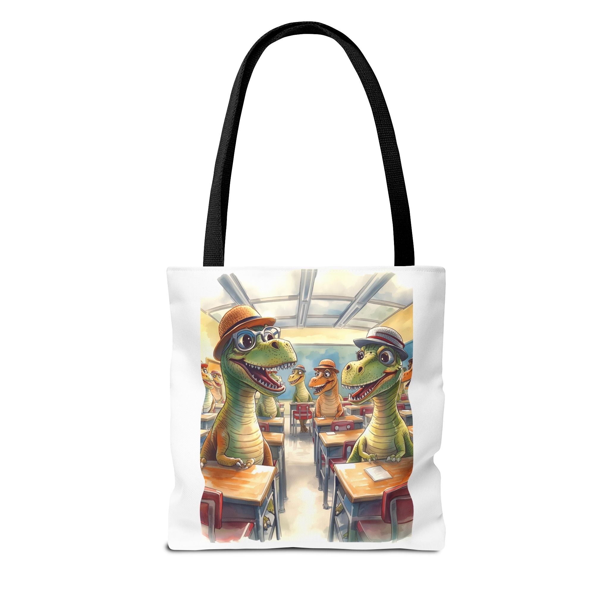 Dinosaur Classroom Tote Bag, Fun School Bag, Kids' Lunch Tote, Teacher Gift, Student Bag, Unique Art Bag