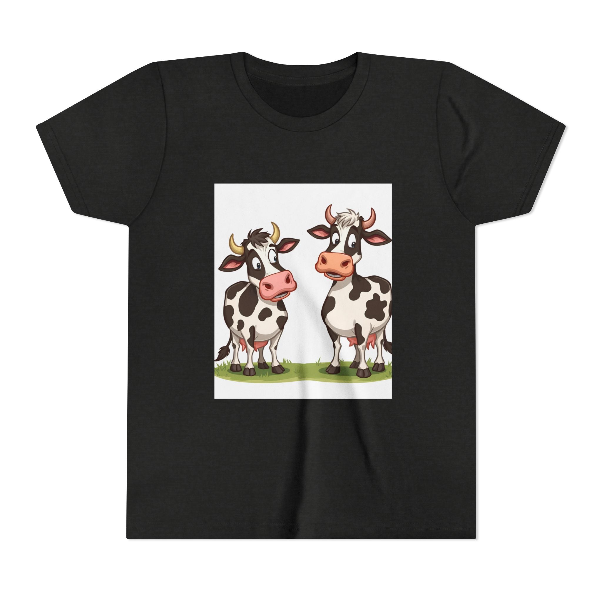 Cute Cows Youth Short Sleeve Tee