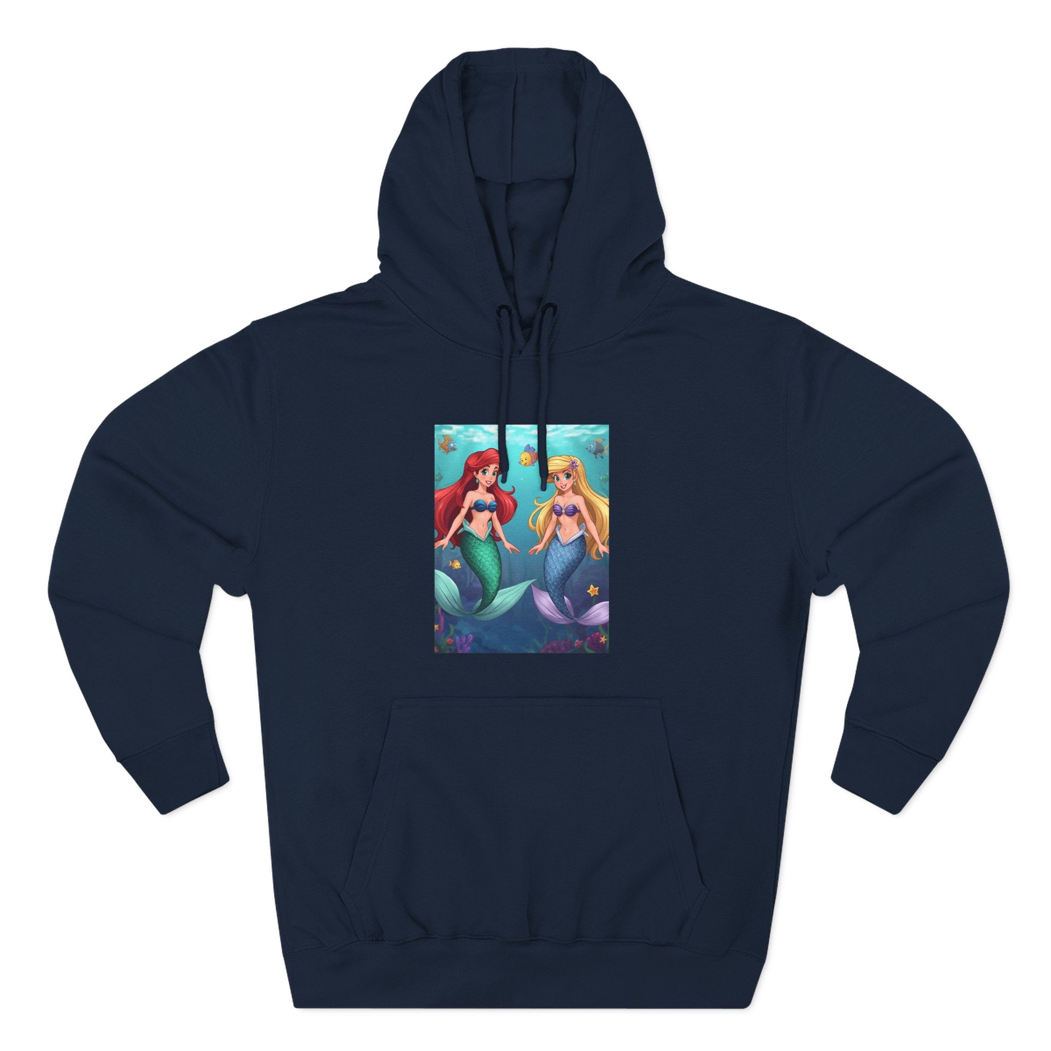Mermaid Three-Panel Fleece Hoodie