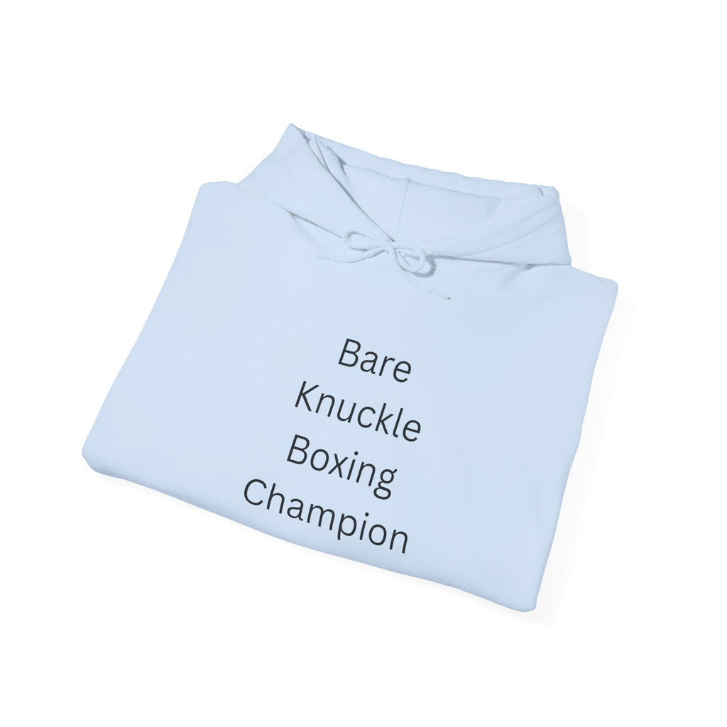 Bare Knuckle Boxing Champion Hoodie | Unisex Sweatshirt, Gift for Boxers, Fitness Apparel, Sportswear, Boxing Champion Merchandise