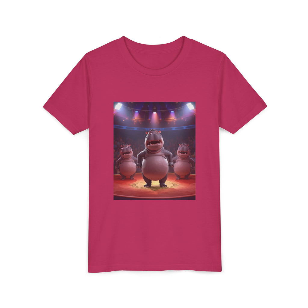 Hippo Funny Youth Short Sleeve Tee
