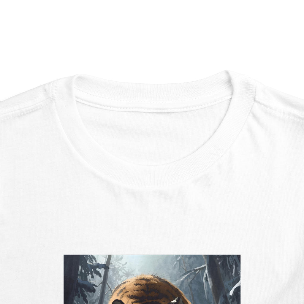 Tiger Roar Snow Toddler Short Sleeve Tee