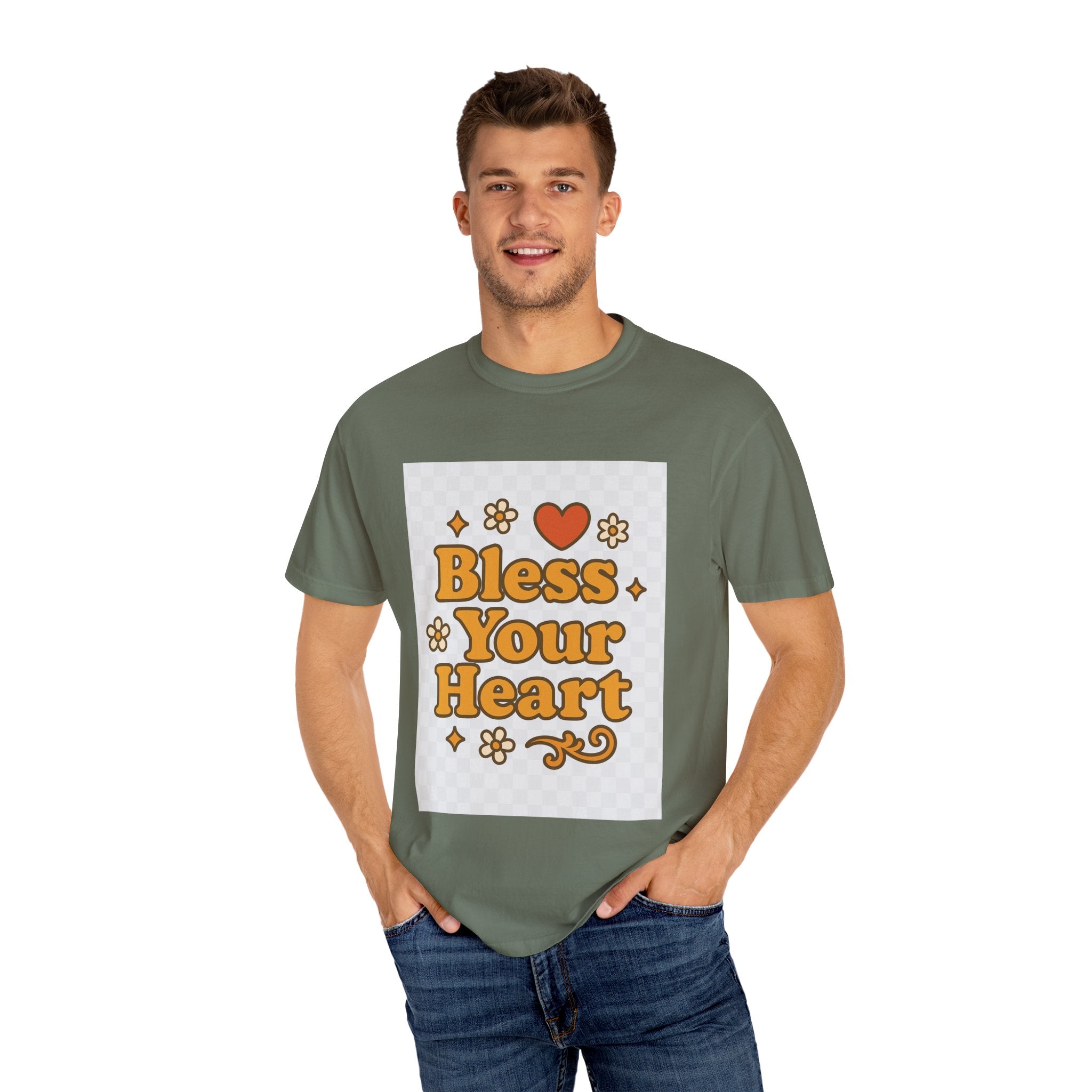 Bless Your Heart Unisex T-Shirt - Garment-Dyed Comfort for Every Occasion