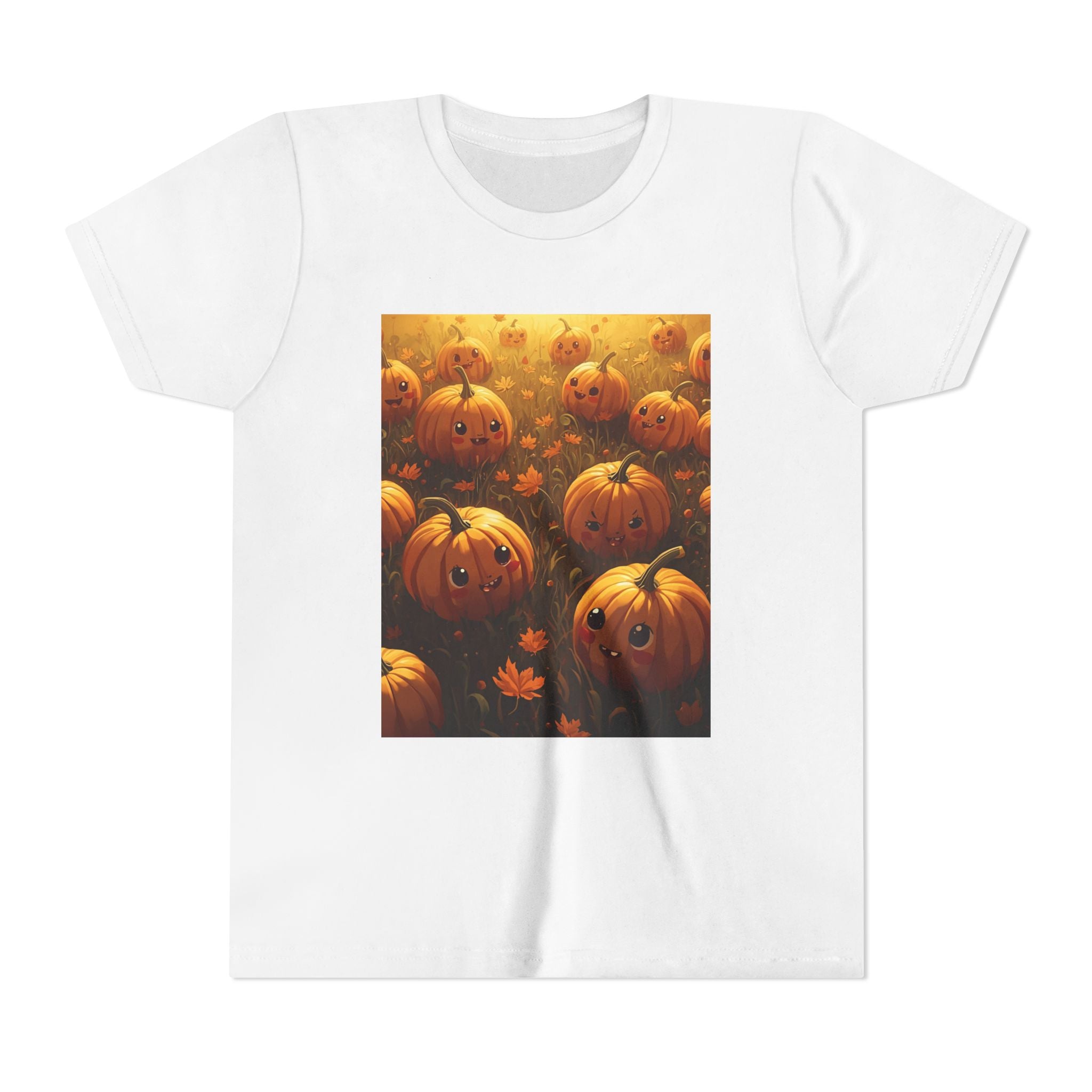 Pumpkin Halloween Youth Tee, Fall Shirt, Halloween Gift, Kids Halloween Apparel, Harvest Celebration T-shirt