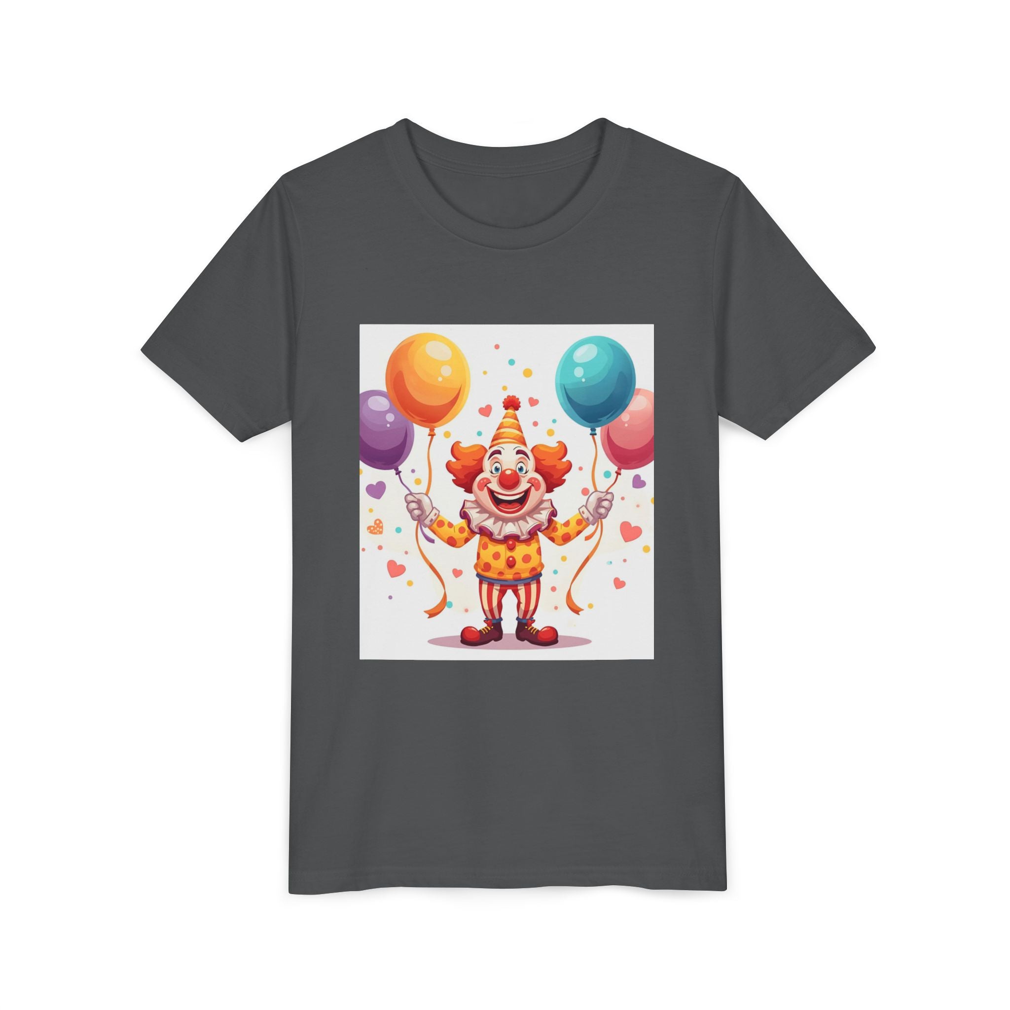 Funny Clown Youth Short Sleeve Tee