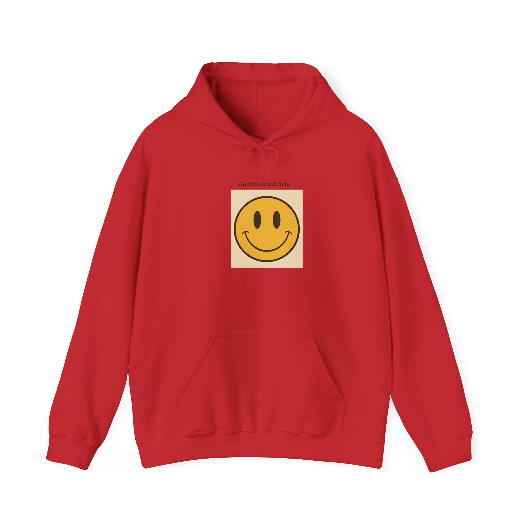 Smiley Face Unisex Hooded Sweatshirt | Cozy Casual Wear, Gift for Friends, Birthday Present, Fall Fashion, Chill Vibes