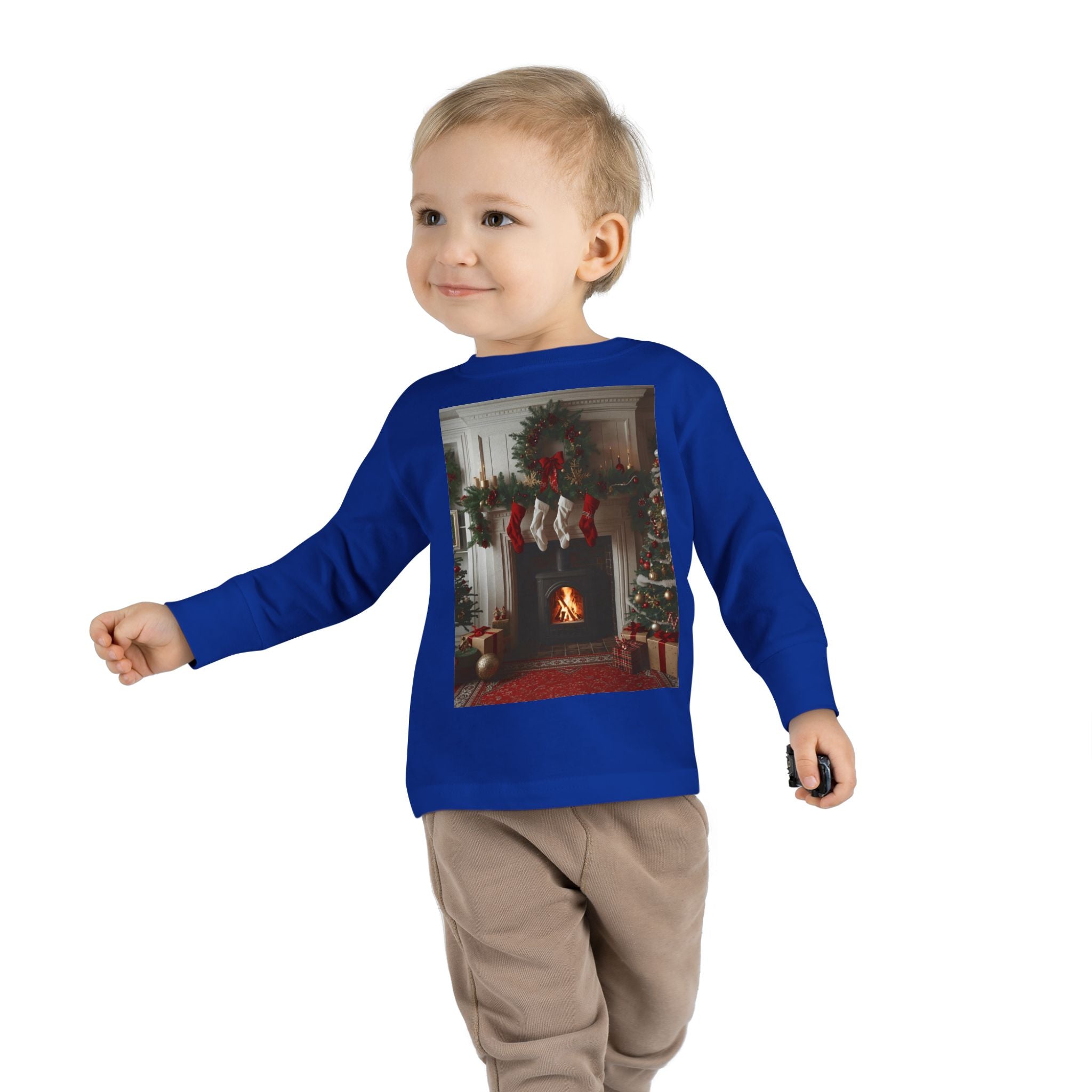 Cozy Christmas Toddler Long Sleeve Tee
