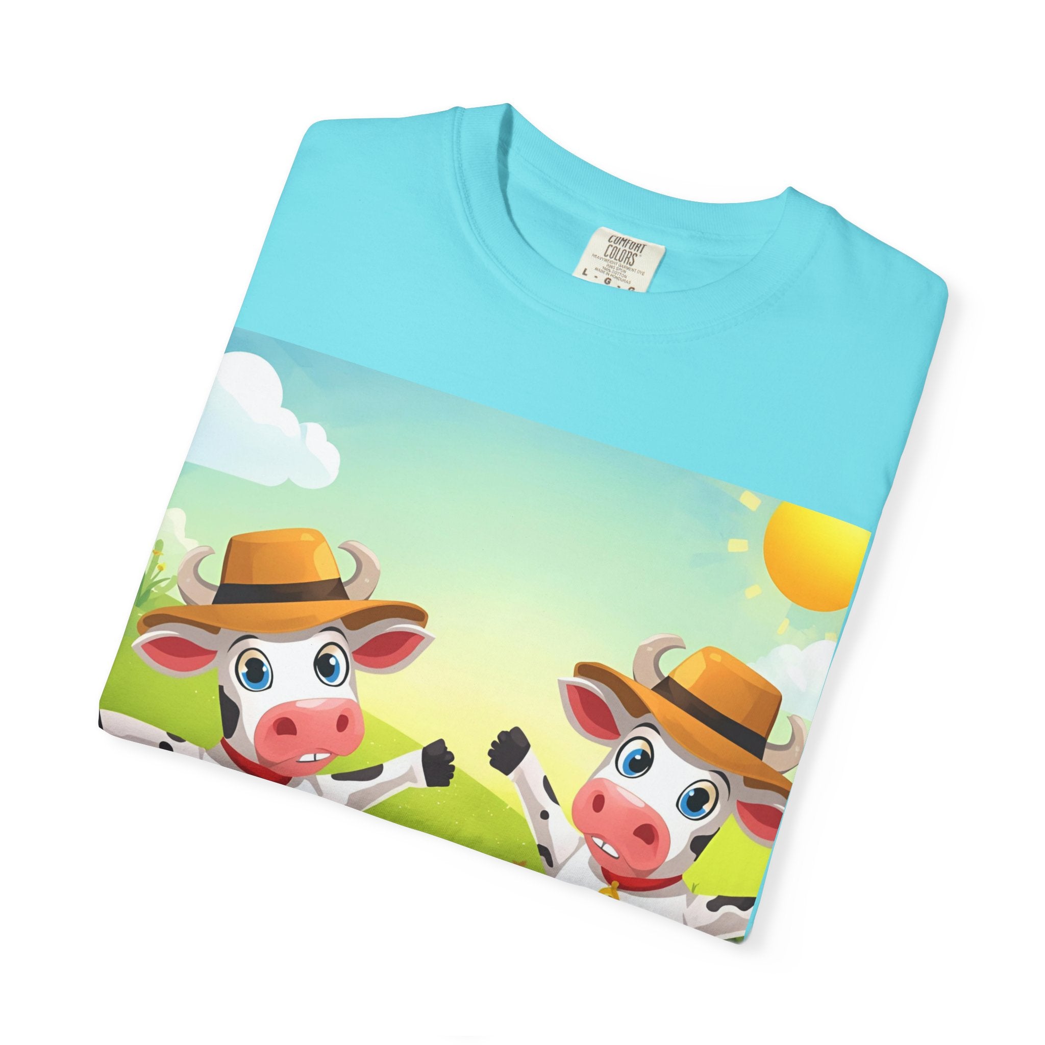 Cute Cow Fun Farm Playful Cow Graphic T-Shirt, Fun Tee for Kids, Animal Lovers, Farm Life, Casual Wear, Summer Vibes, Birthday Gift