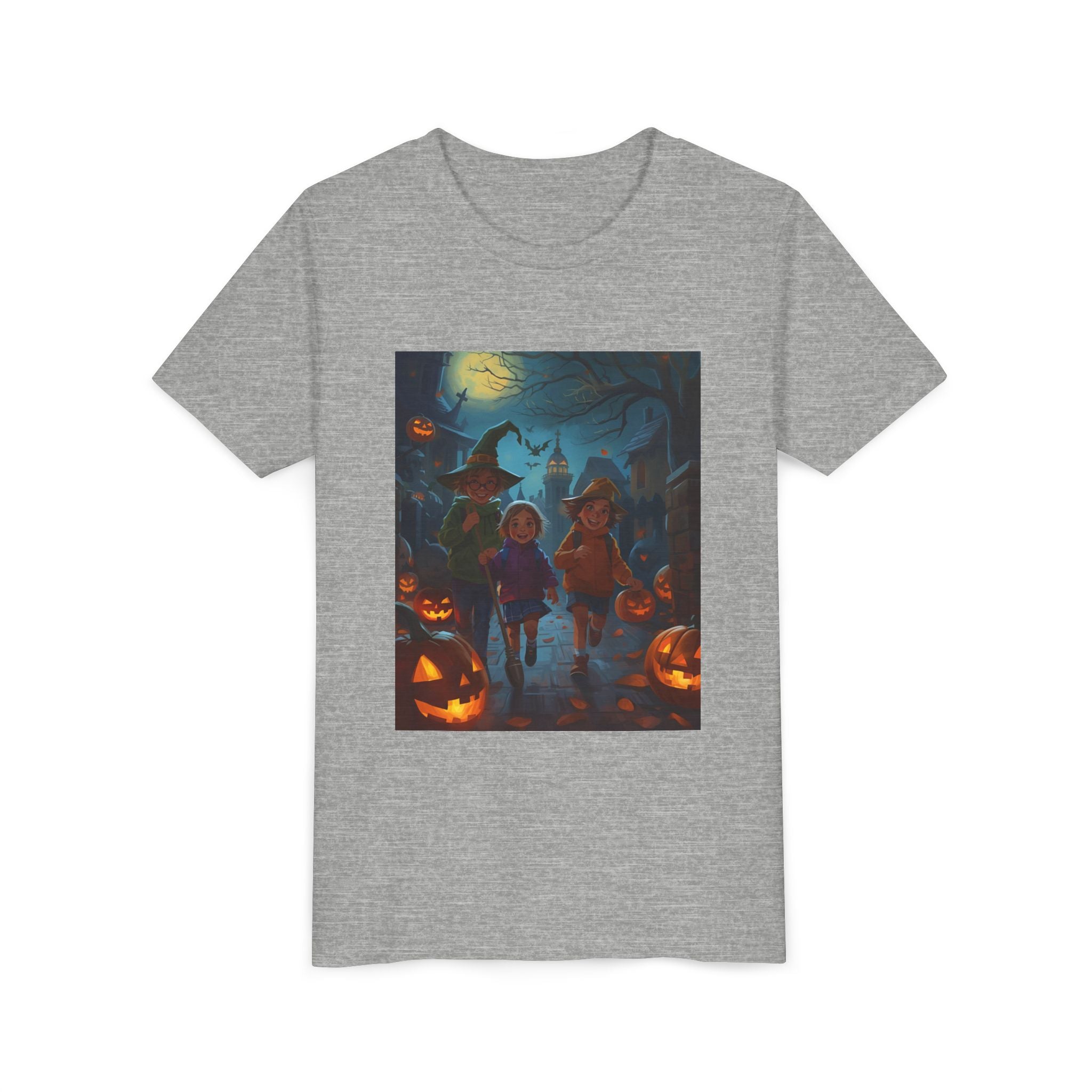 Spooky Halloween Youth Tee | Fun Kids Shirt for Halloween Parties, Trick-or-Treating, Fall Celebrations, Spooky Vibes, Cute Costumes