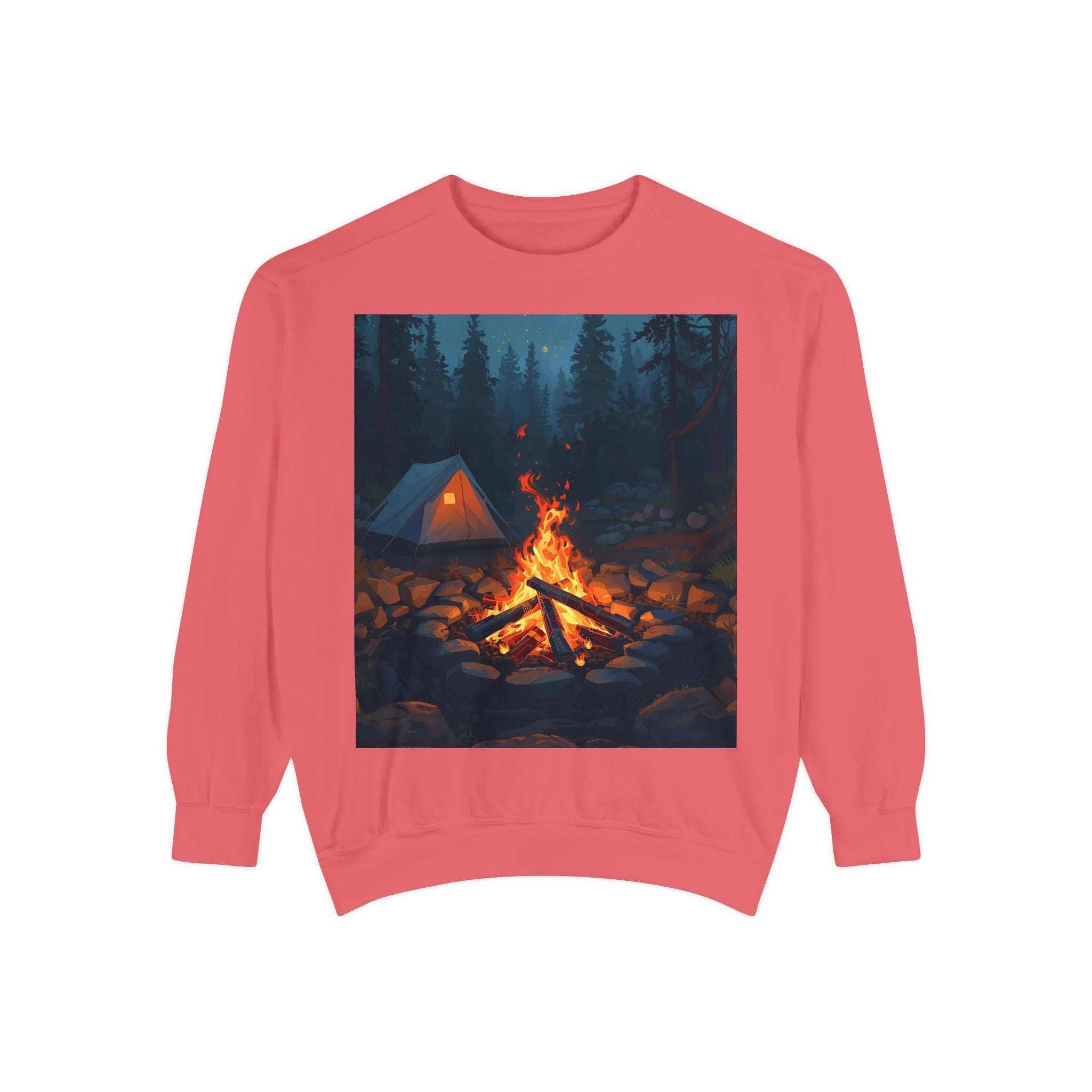 Cozy Campfire Unisex Garment-Dyed Sweatshirt