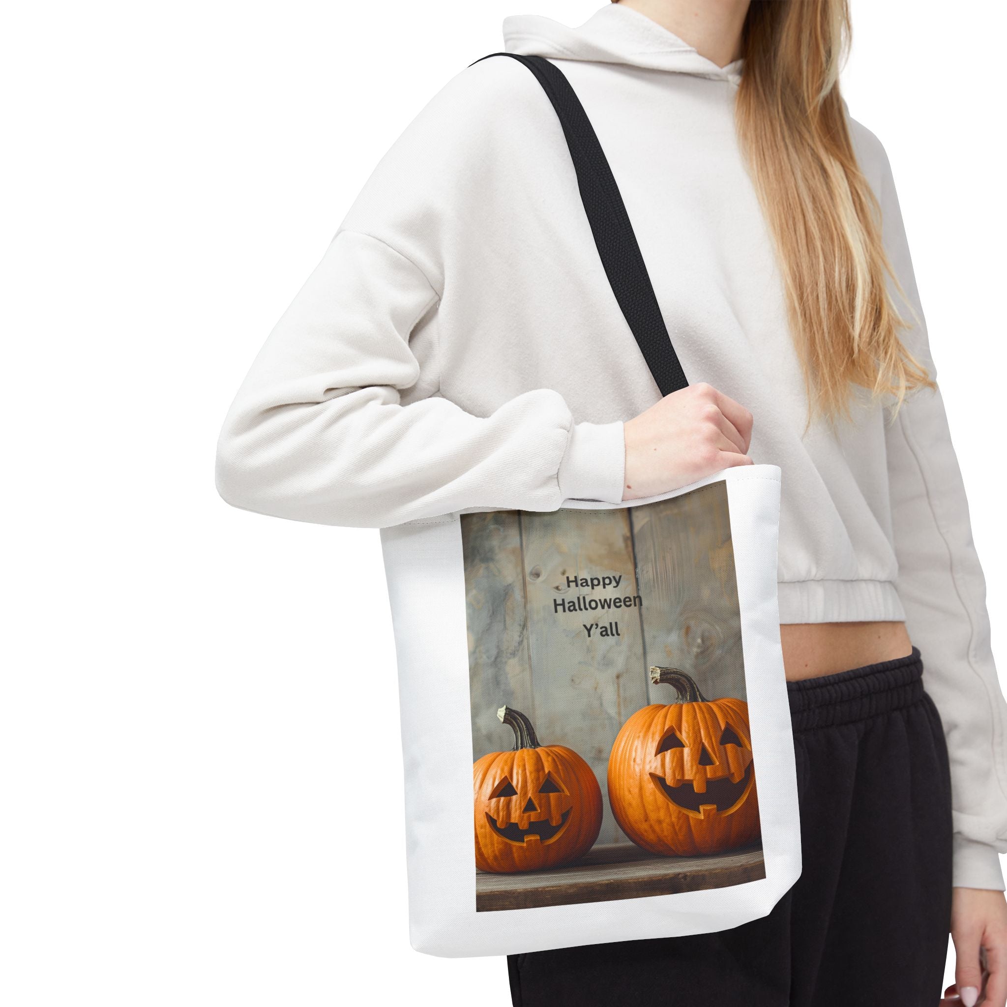 Halloween Pumpkin Tote Bag, Perfect for Fall Celebrations, Trick or Treating, Seasonal Gifts, Cute Halloween Decor, Eco-Friendly Carryall
