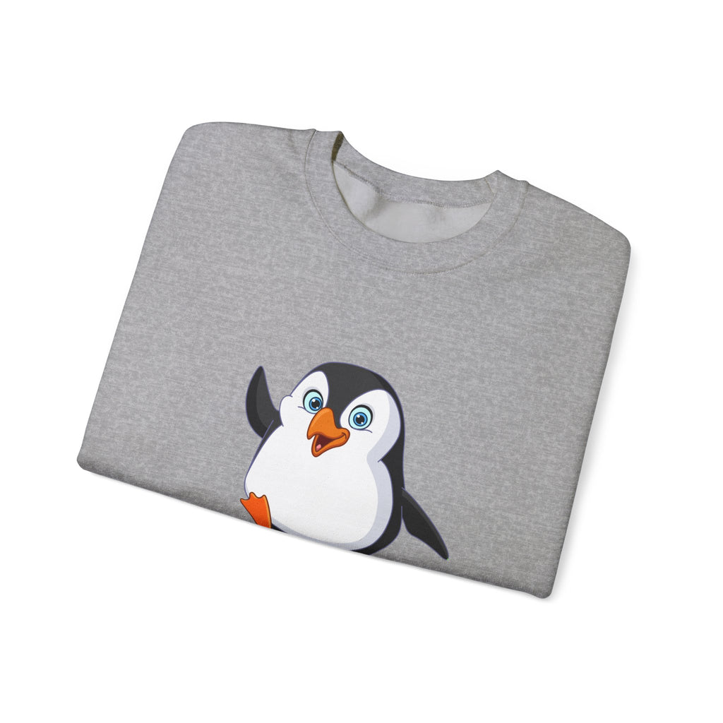 Penguin Spirit Animal Crewneck Sweatshirt - Cozy Gift for Animal Lovers, Winter Layer, Cute Sweatshirt, Funny Gift, Casual Wear