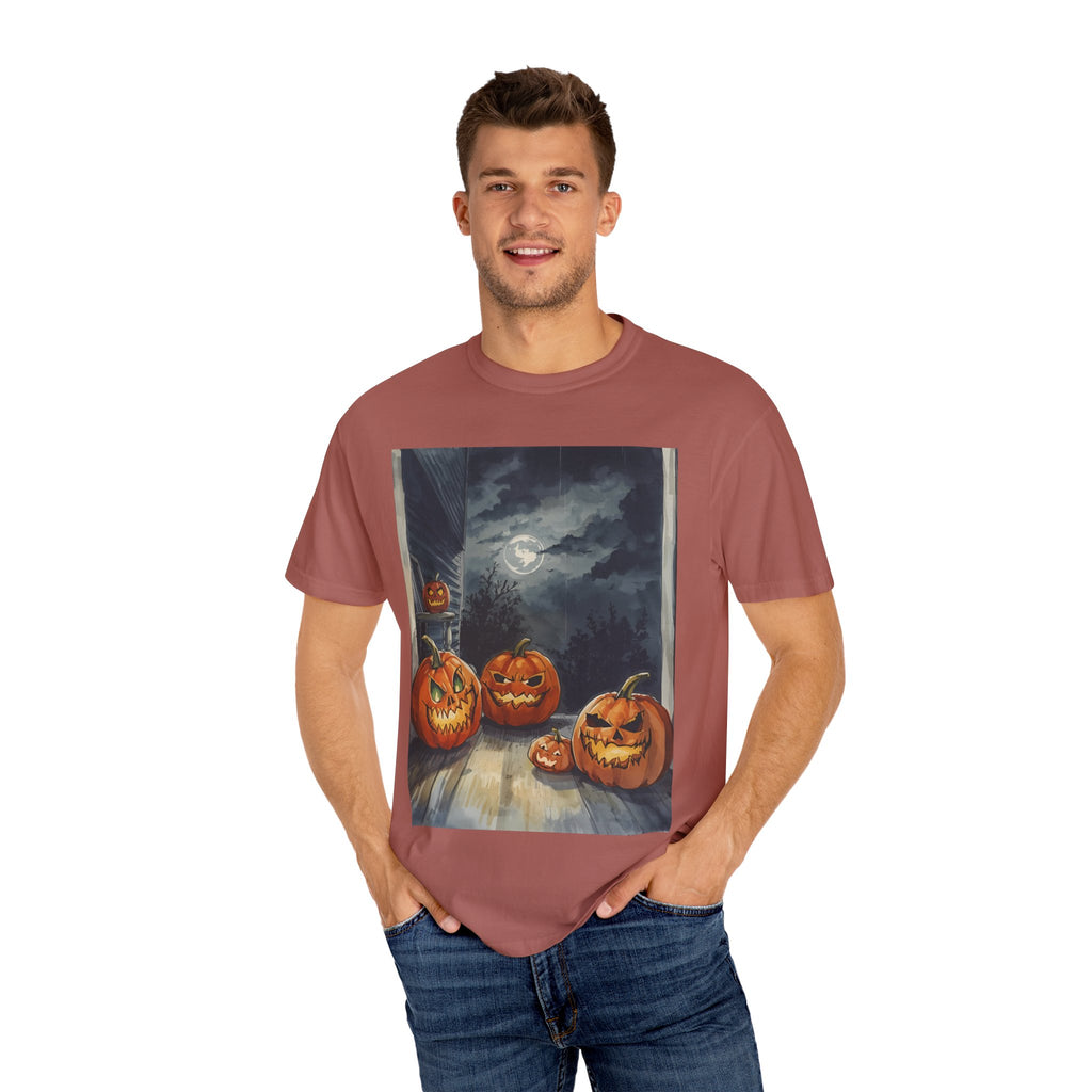 Spooky Pumpkin Night T-Shirt | Halloween Tee, Unisex Shirt, Fall Apparel, Trick or Treat Outfit, Casual Halloween Style