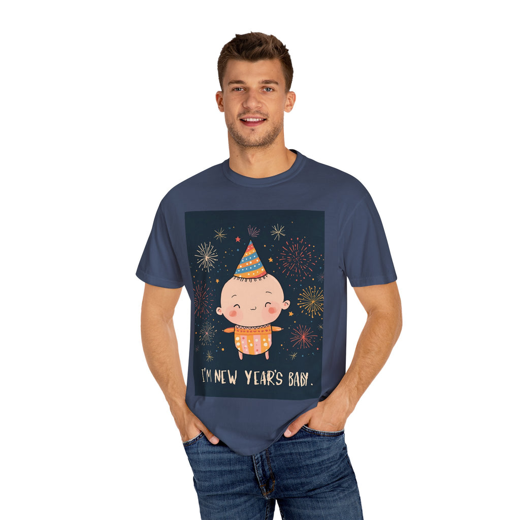 New Year's Baby T-Shirt, Unisex Celebration Tee, Funny New Year Party Shirt, Cute Baby Gift, Holiday Humor Apparel
