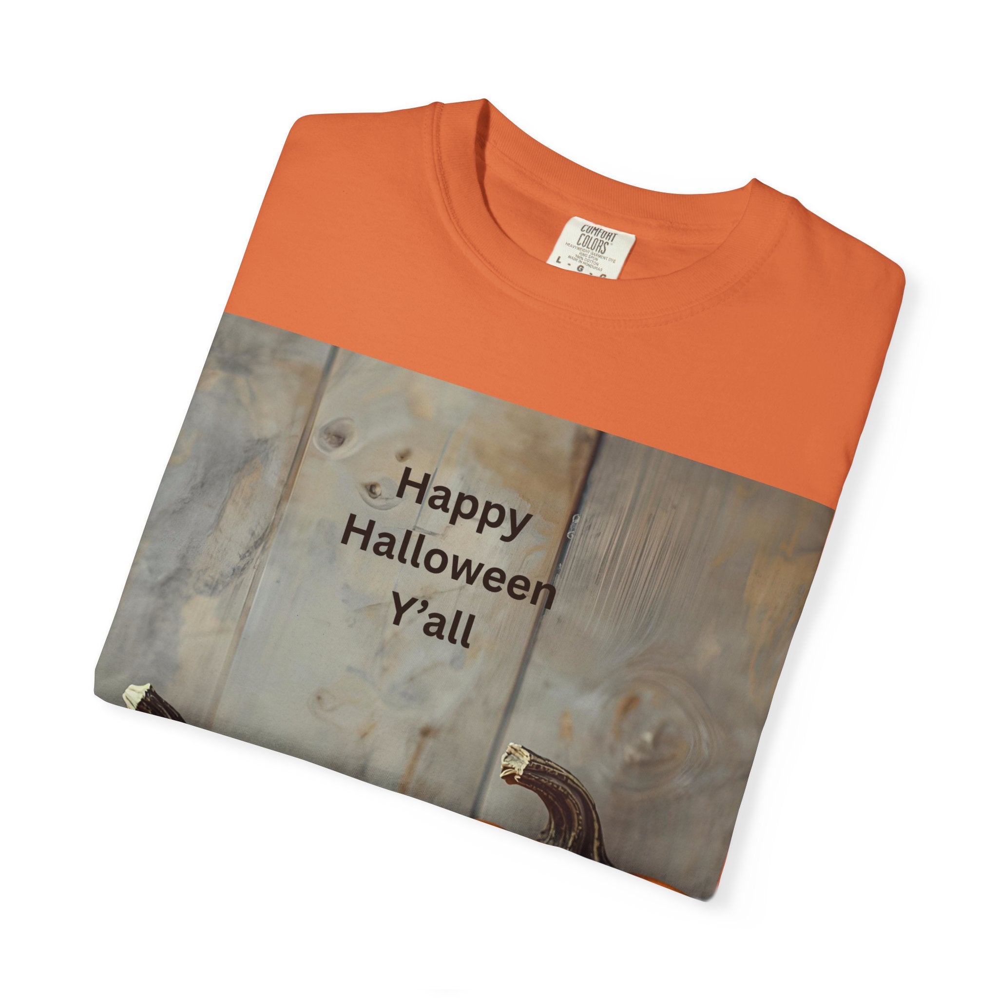 Happy Halloween Y'all T-Shirt | Cozy Fall Tee, Pumpkin Shirt, Unisex Halloween Apparel, October Gift, Casual Wear