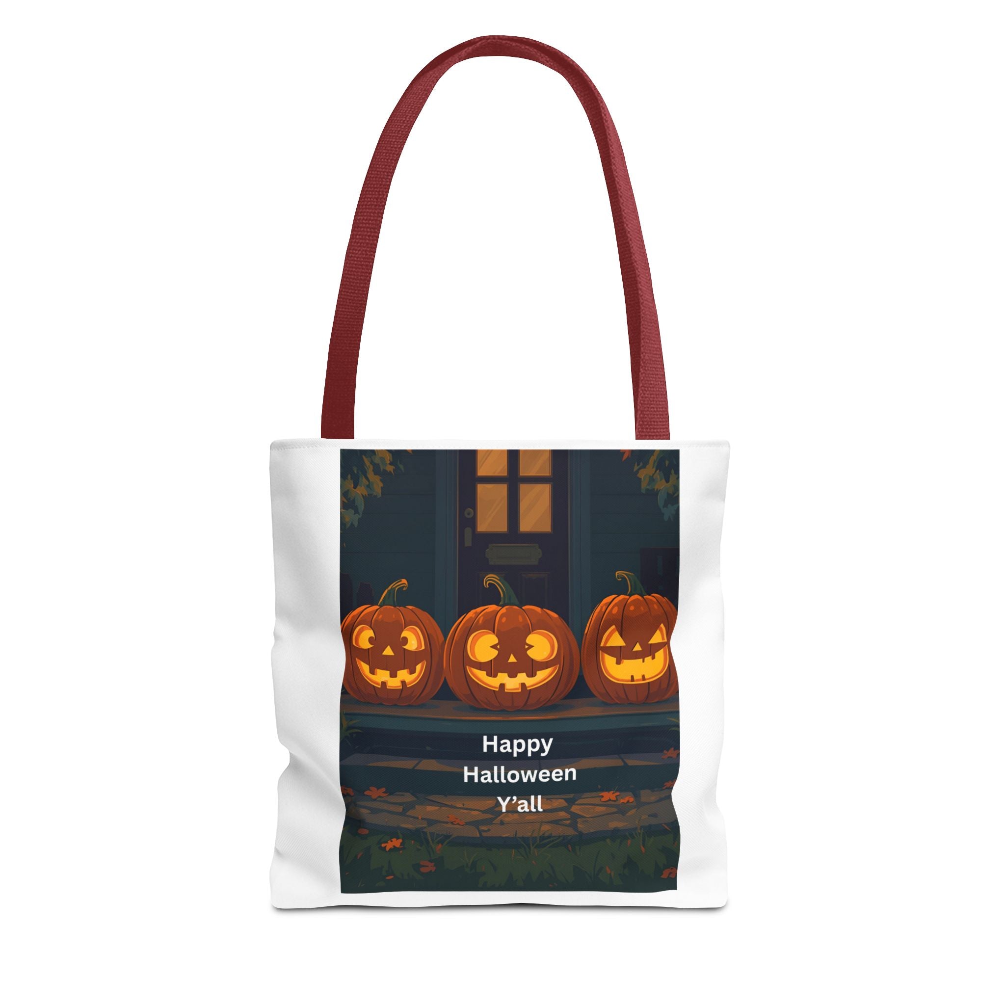 Spooky Halloween Tote Bag, Trick-or-Treat Bag, Pumpkin Bag, Fall Tote, Festive Grocery Bag, Halloween Decor