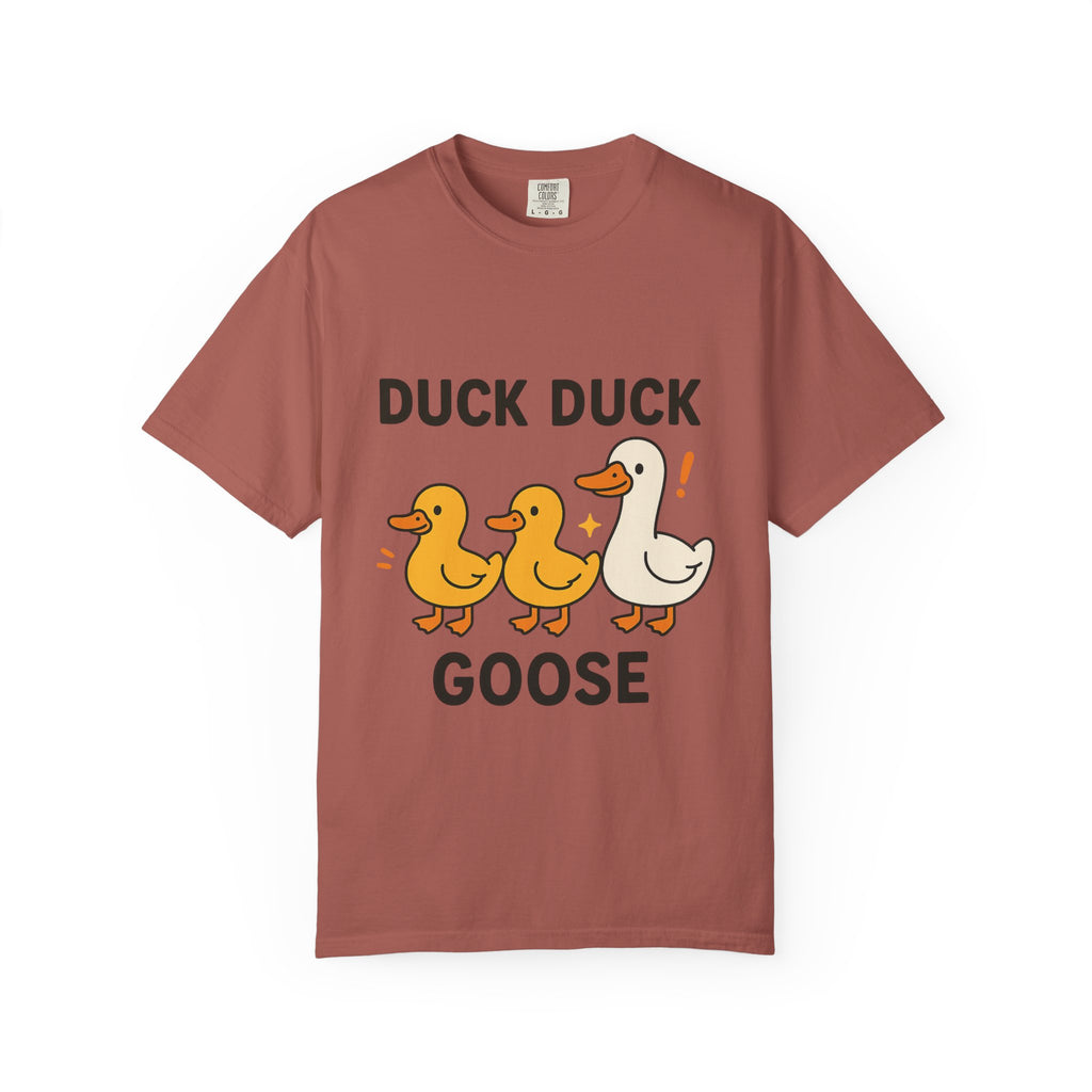 Duck Duck Goose Unisex T-Shirt, Funny Animal Shirt, Cute Gift for Kids, Family Game Night Tee, Everyday Casual Wear, Playful Graphic Top