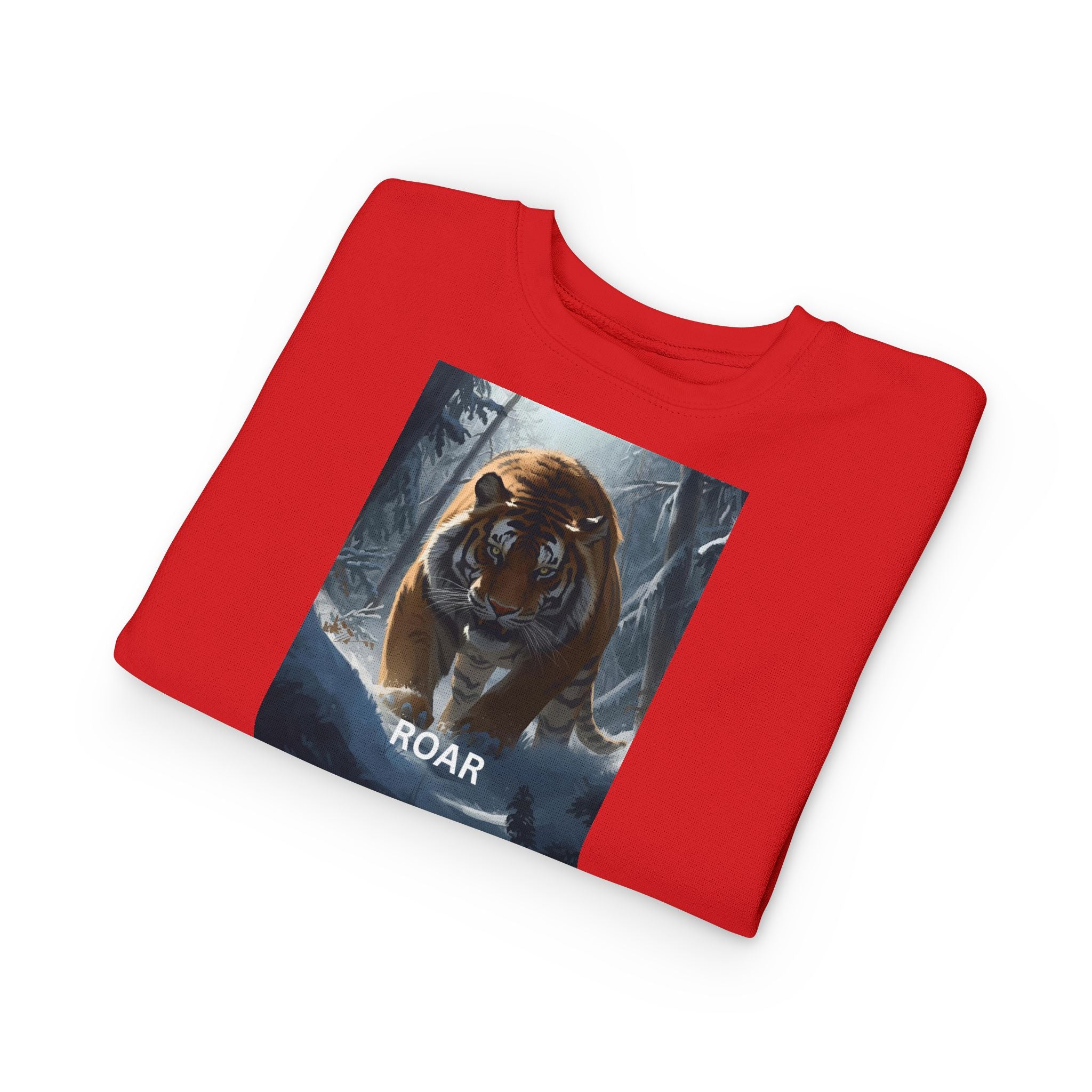 Tiger Roar Snow Toddler Sweatshirt