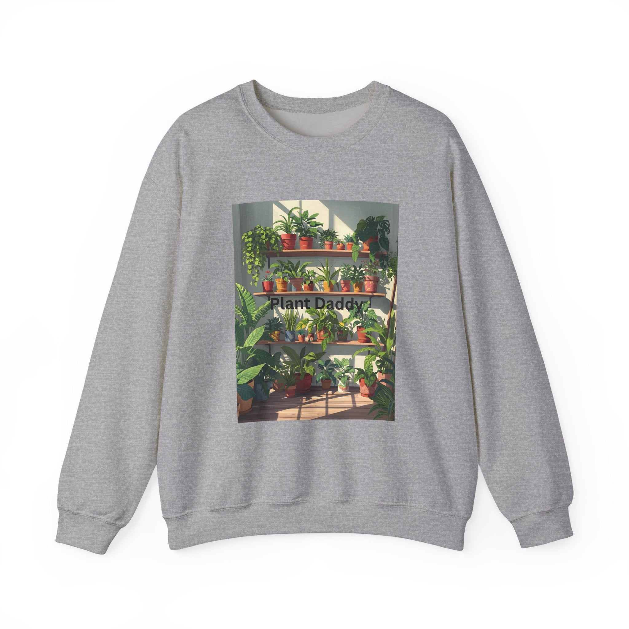 Plant Daddy Sweatshirt, Unisex Gardening Crewneck, Perfect Gift for Plant Lovers, Cozy Indoor Wear, Houseplant Enthusiast Apparel