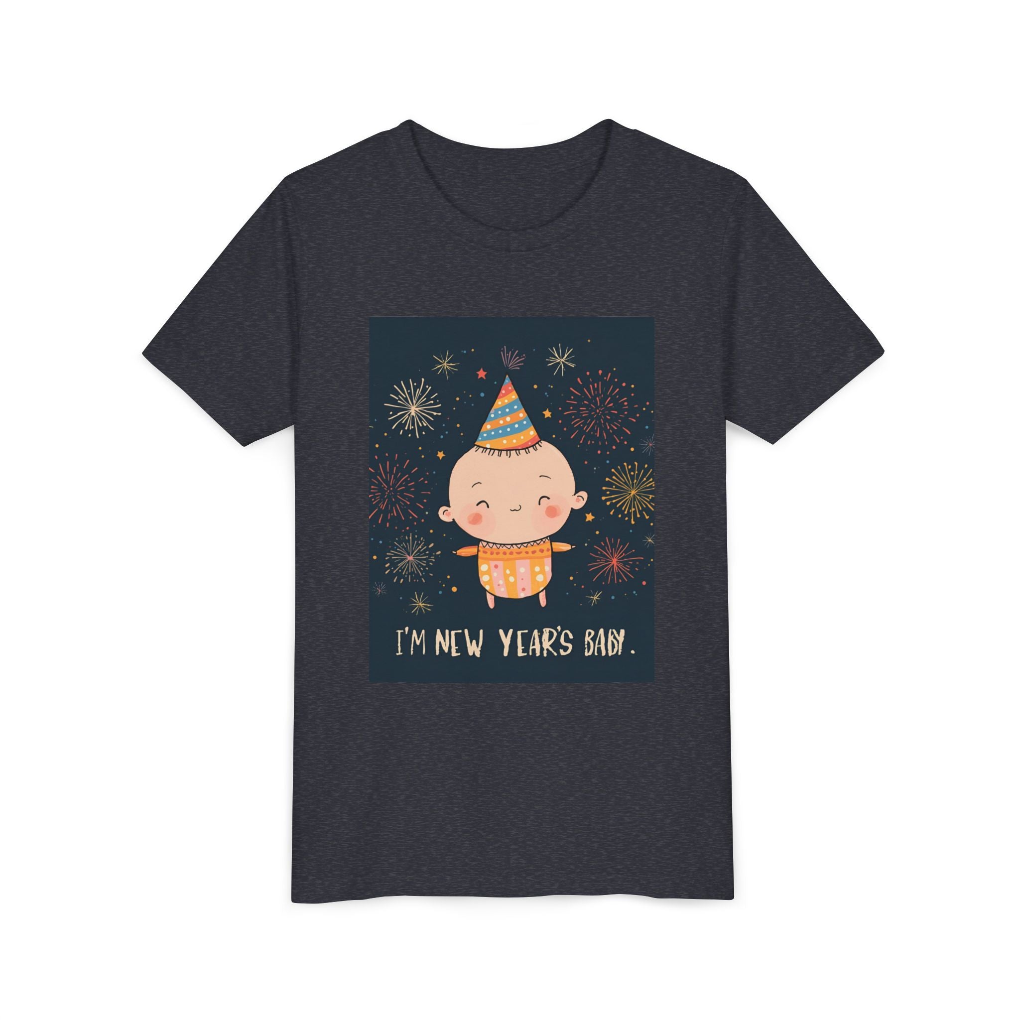 I Am A New Years Baby Youth Short Sleeve Tee