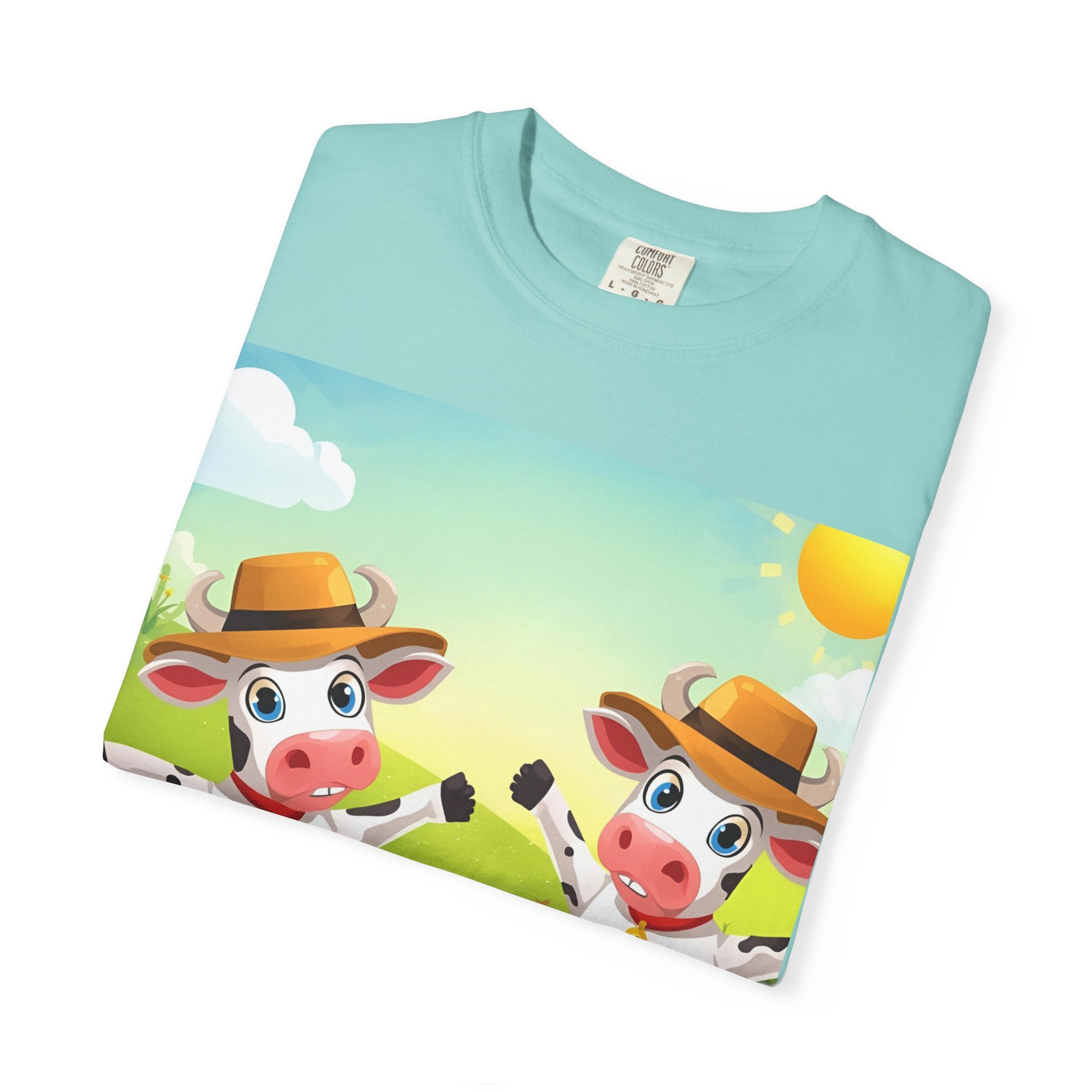 Cute Cow Fun Farm Playful Cow Graphic T-Shirt, Fun Tee for Kids, Animal Lovers, Farm Life, Casual Wear, Summer Vibes, Birthday Gift