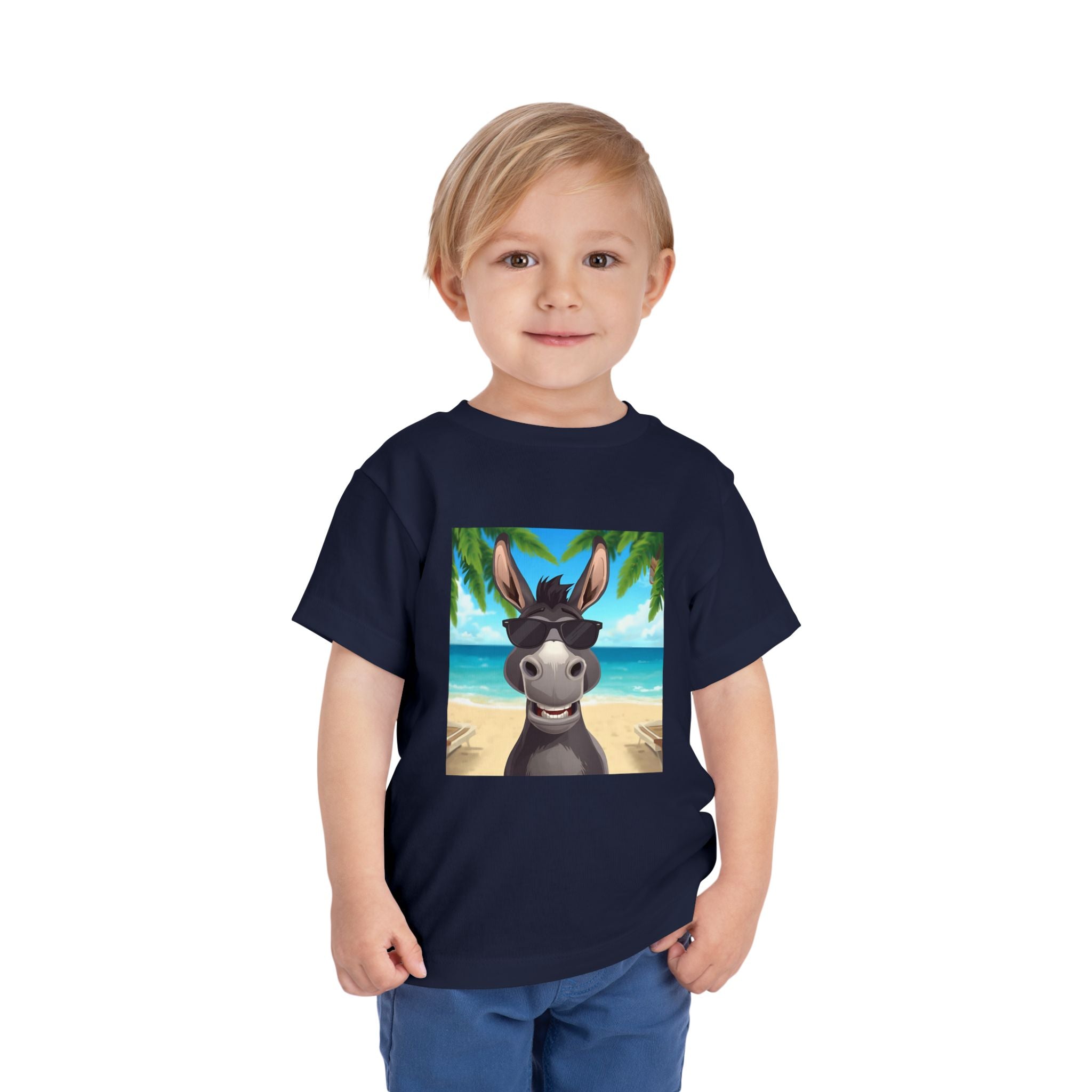 Donkey Beach Vibe Toddler Short Sleeve Tee