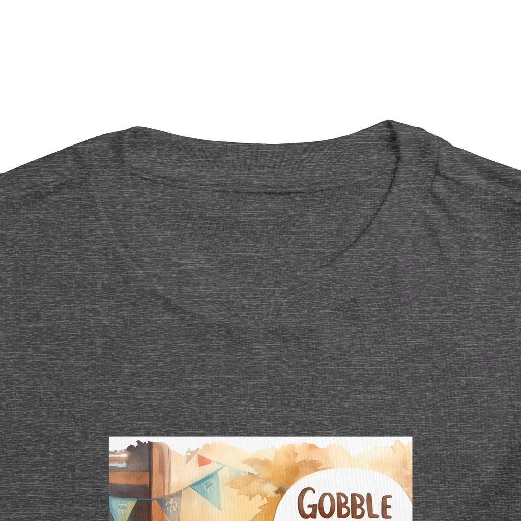 Thanksgiving Turkey Toddler Short Sleeve Tee