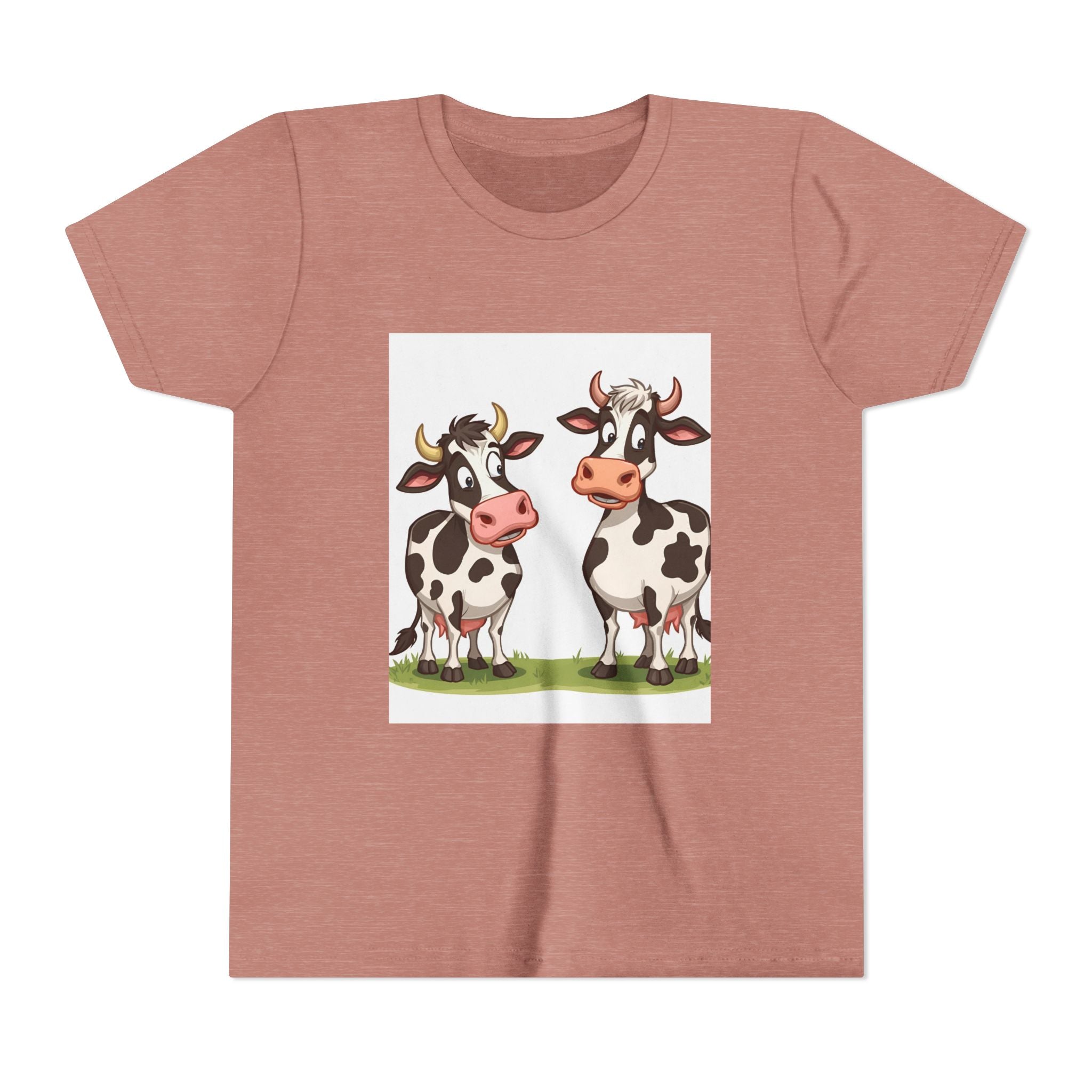 Cute Cows Youth Short Sleeve Tee