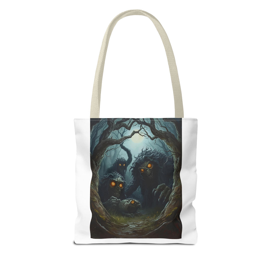 Spooky Forest Creatures Tote Bag (AOP)