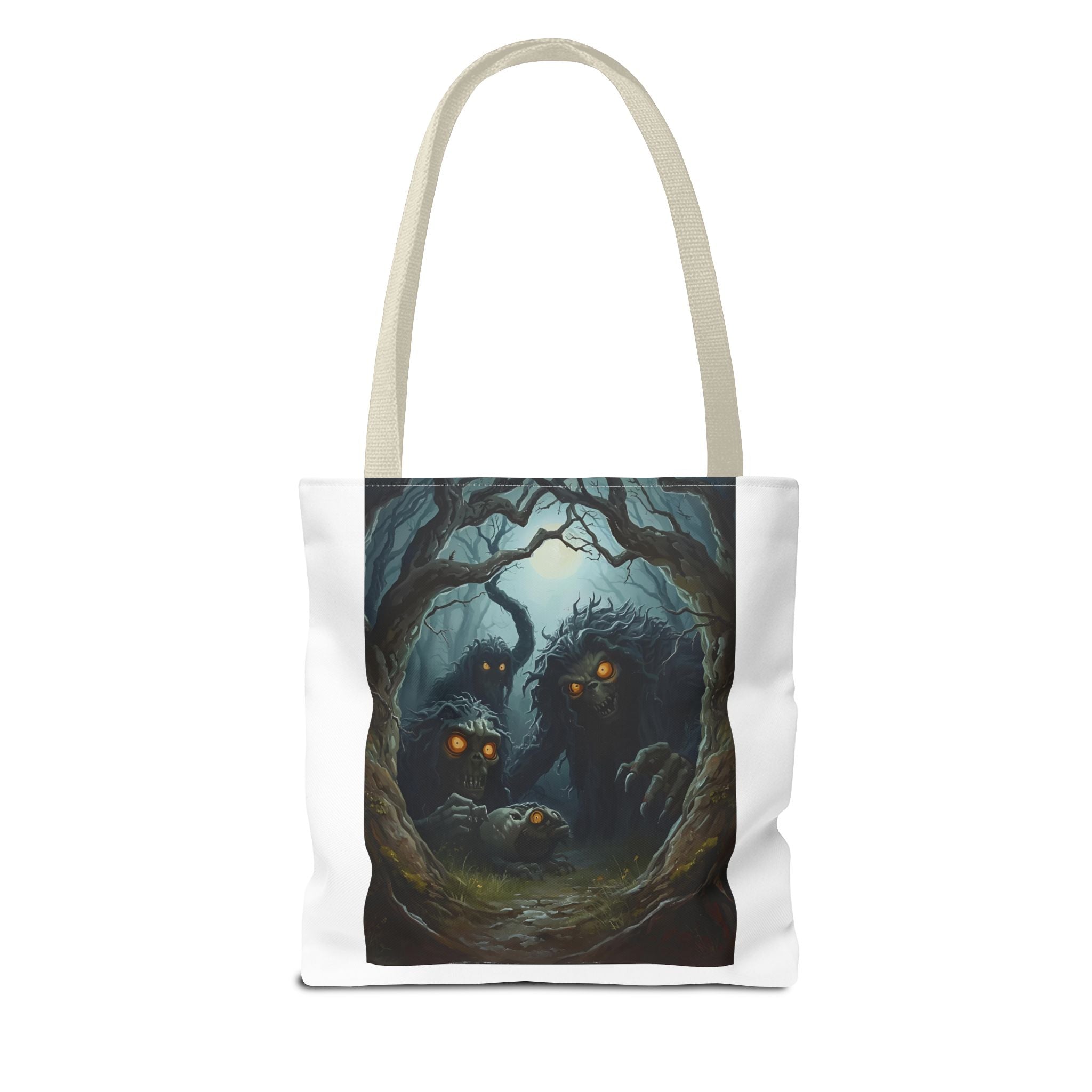 Spooky Forest Creatures Tote Bag (AOP)