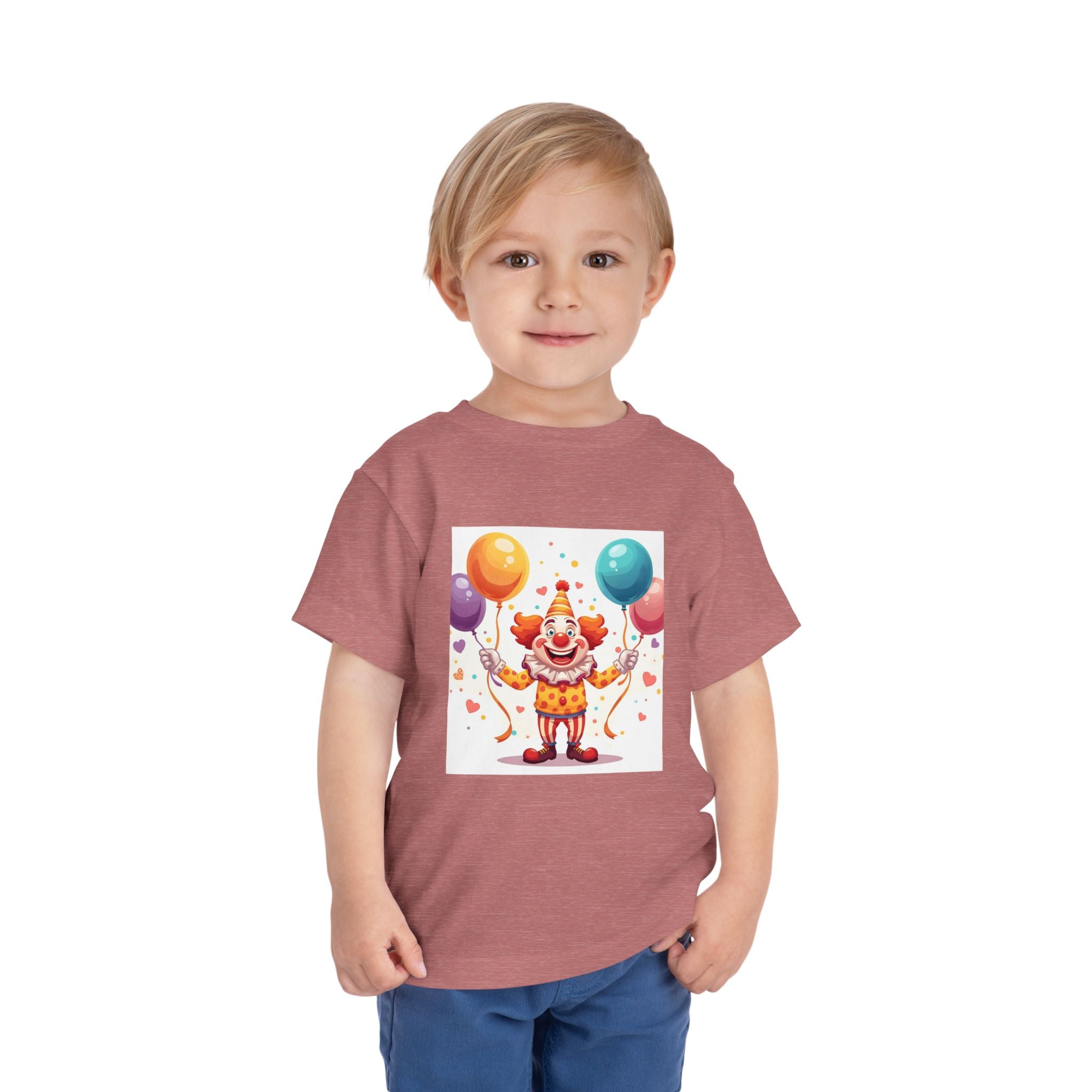 Funny Clown Toddler Short Sleeve Tee