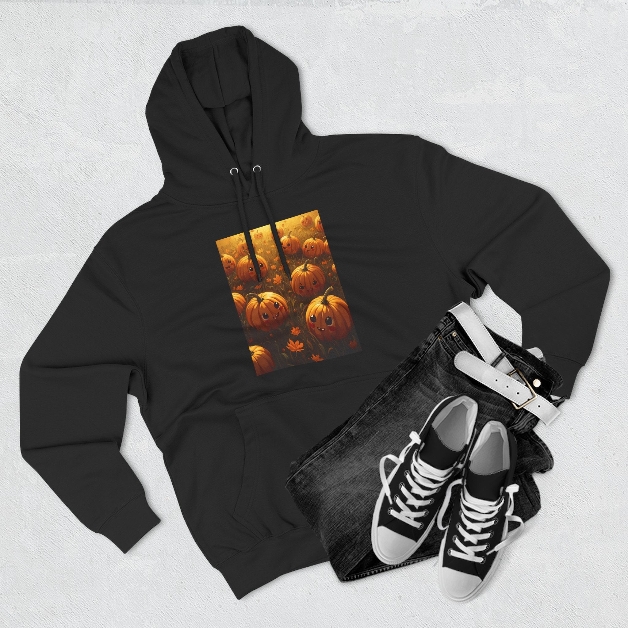 Cozy Pumpkin Hoodie, Fall Apparel, Halloween Gift, Pumpkin Patch Sweater, Autumn Clothing, Seasonal Style