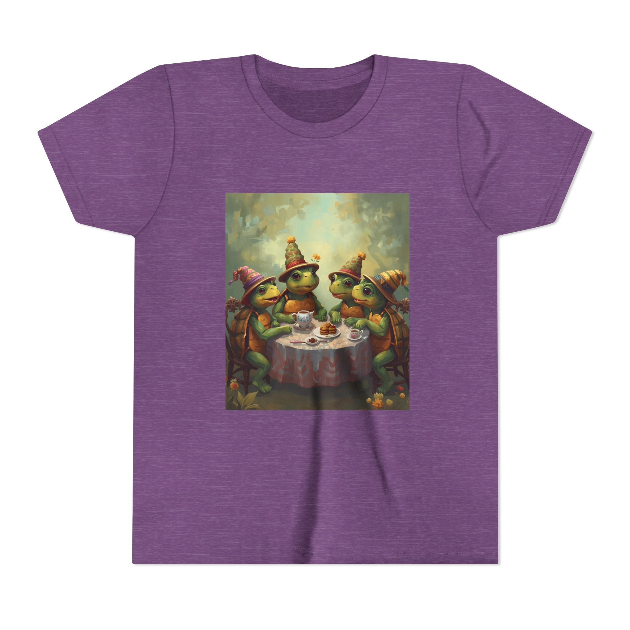 Whimsical Turtle Youth Short Sleeve Tee
