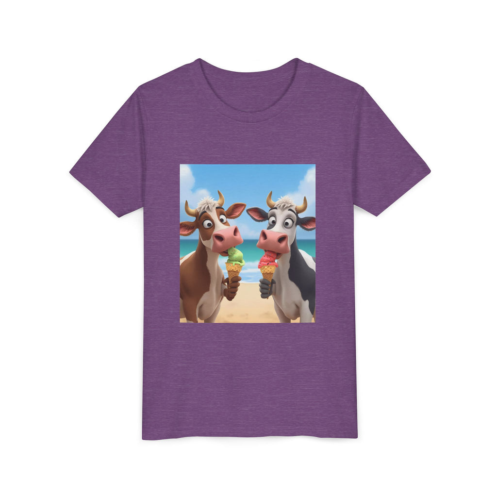 Beachy Cow Youth Short Sleeve Tee