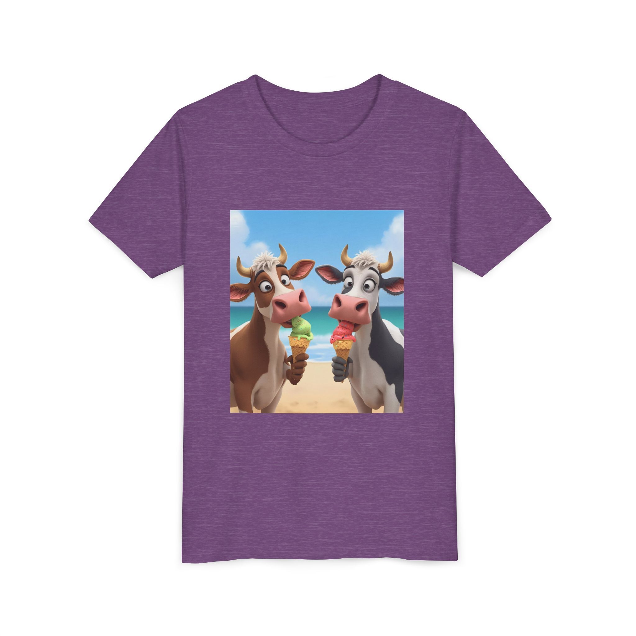 Beachy Cow Youth Short Sleeve Tee