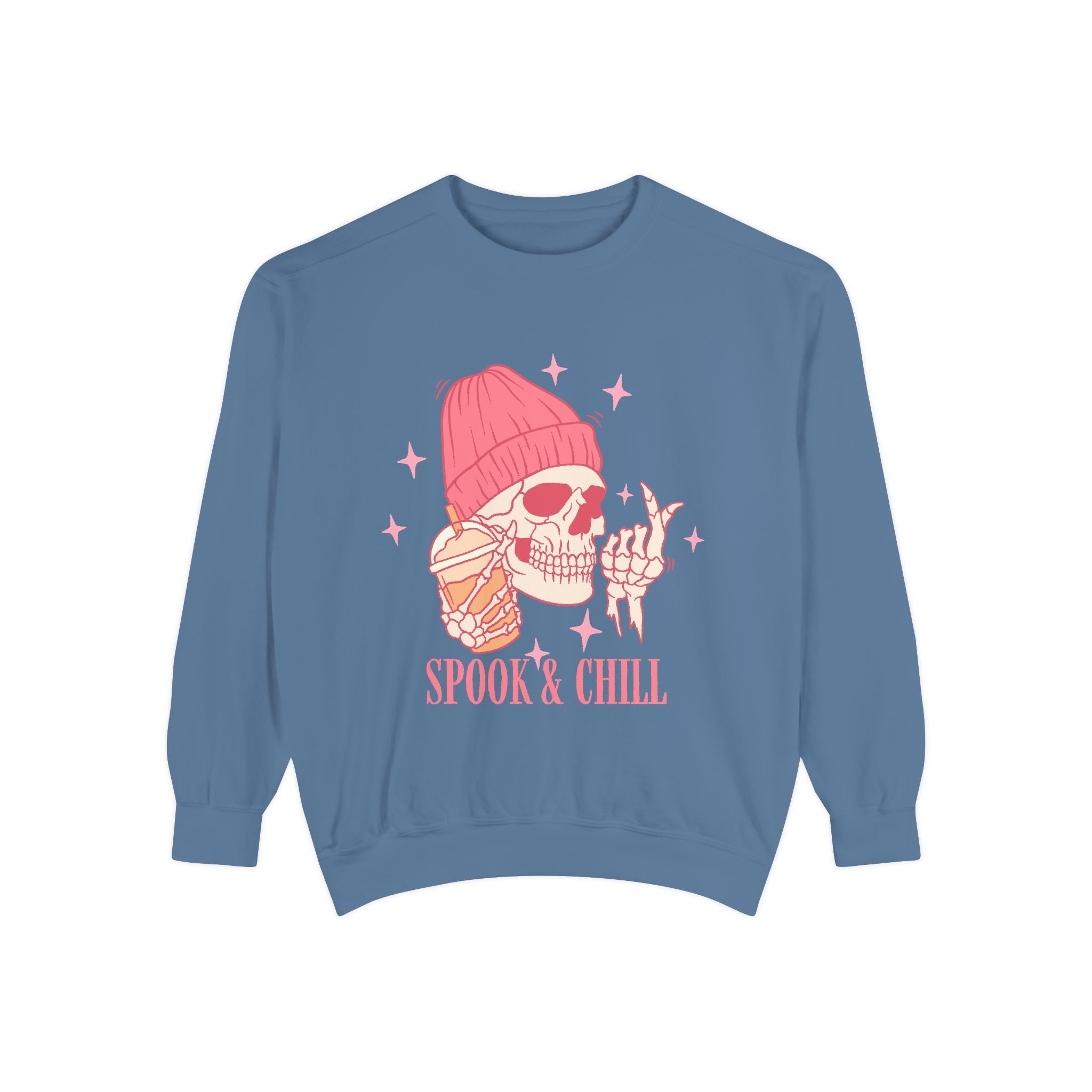 Spook & Chill Unisex Garment-Dyed Sweatshirt