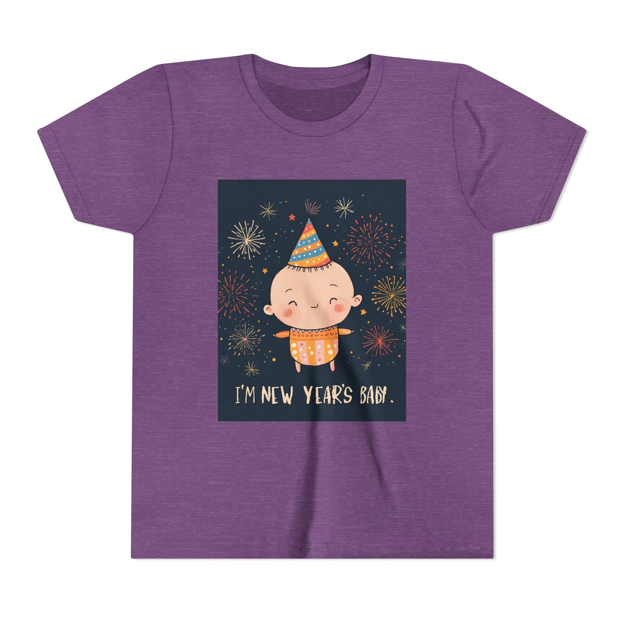 I Am A New Years Baby Youth Short Sleeve Tee