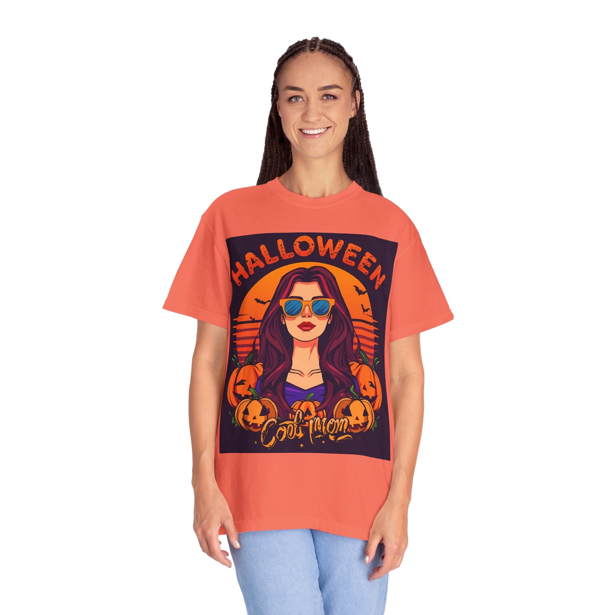 Halloween Cool Mom Unisex T-Shirt, Spooky Season Tee, Family Gathering Outfit, Fall Festival Wear, Gift for Moms