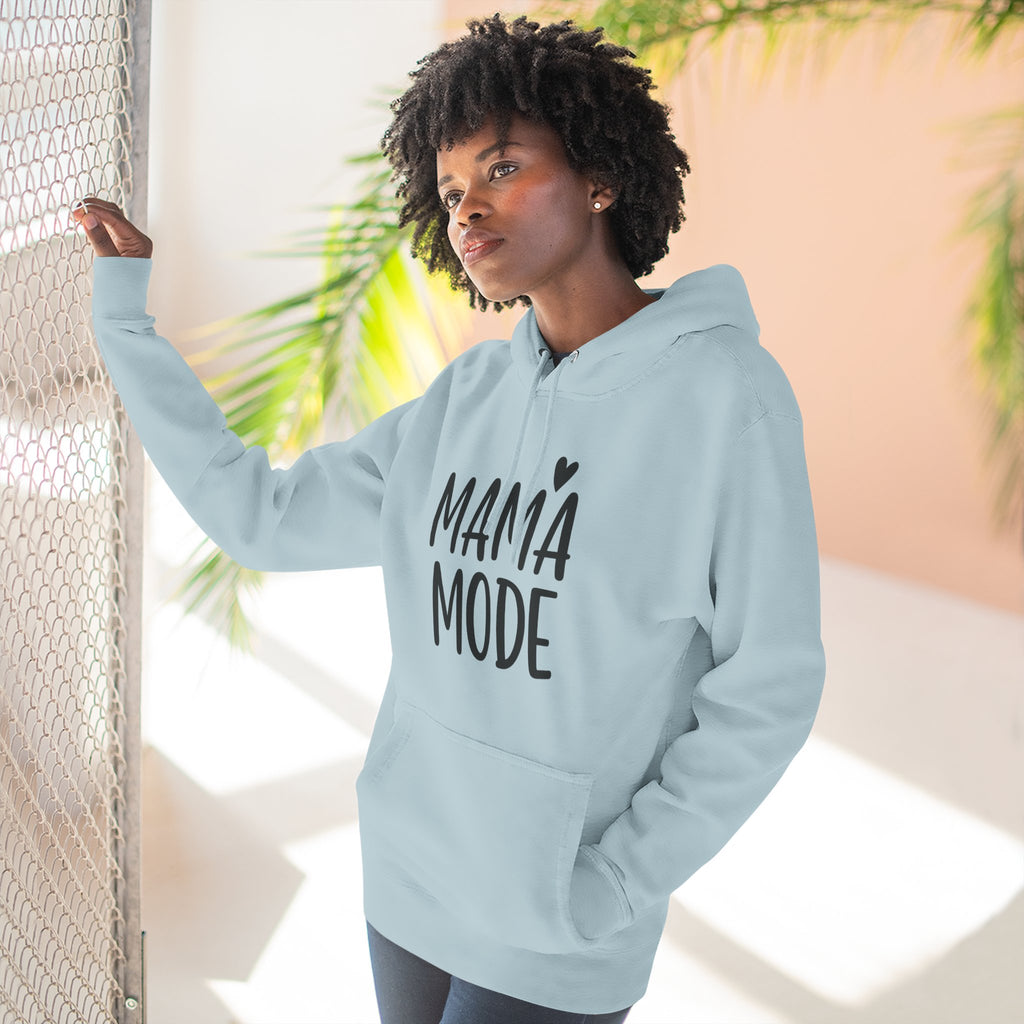 Mama Mode Hoodie — Cozy Fleece Motherhood Pullover