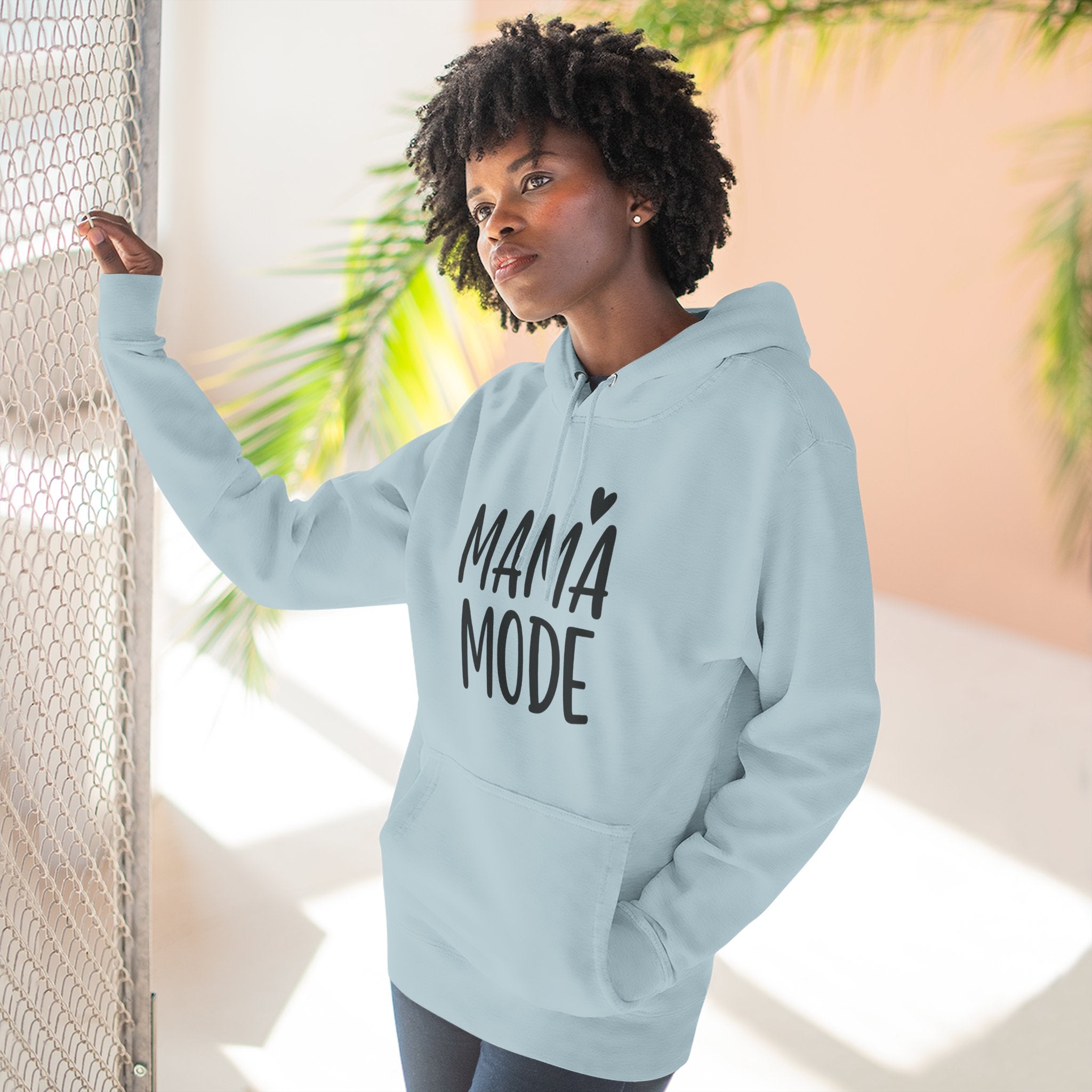 Mama Mode Hoodie — Cozy Fleece Motherhood Pullover