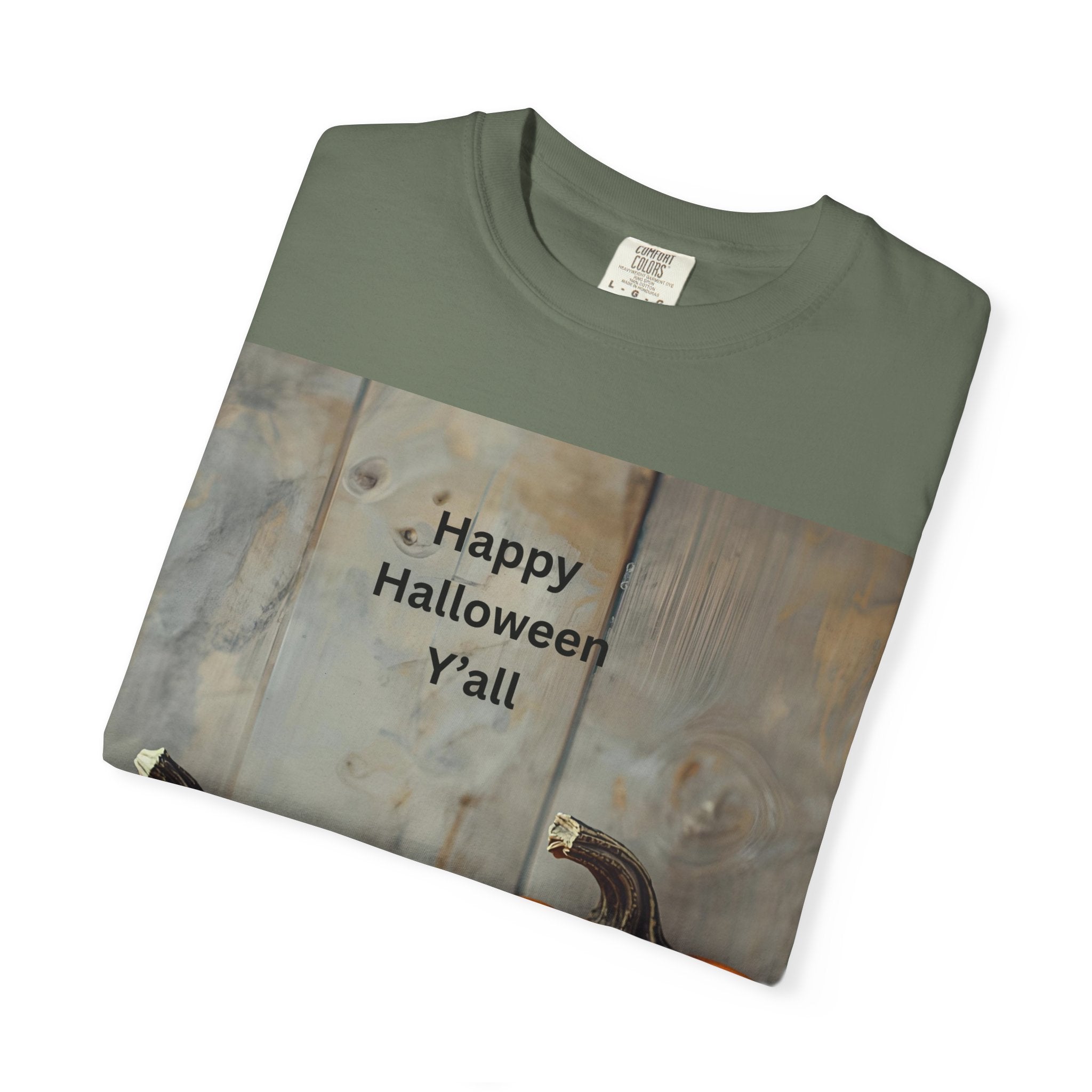 Happy Halloween Y'all T-Shirt | Cozy Fall Tee, Pumpkin Shirt, Unisex Halloween Apparel, October Gift, Casual Wear