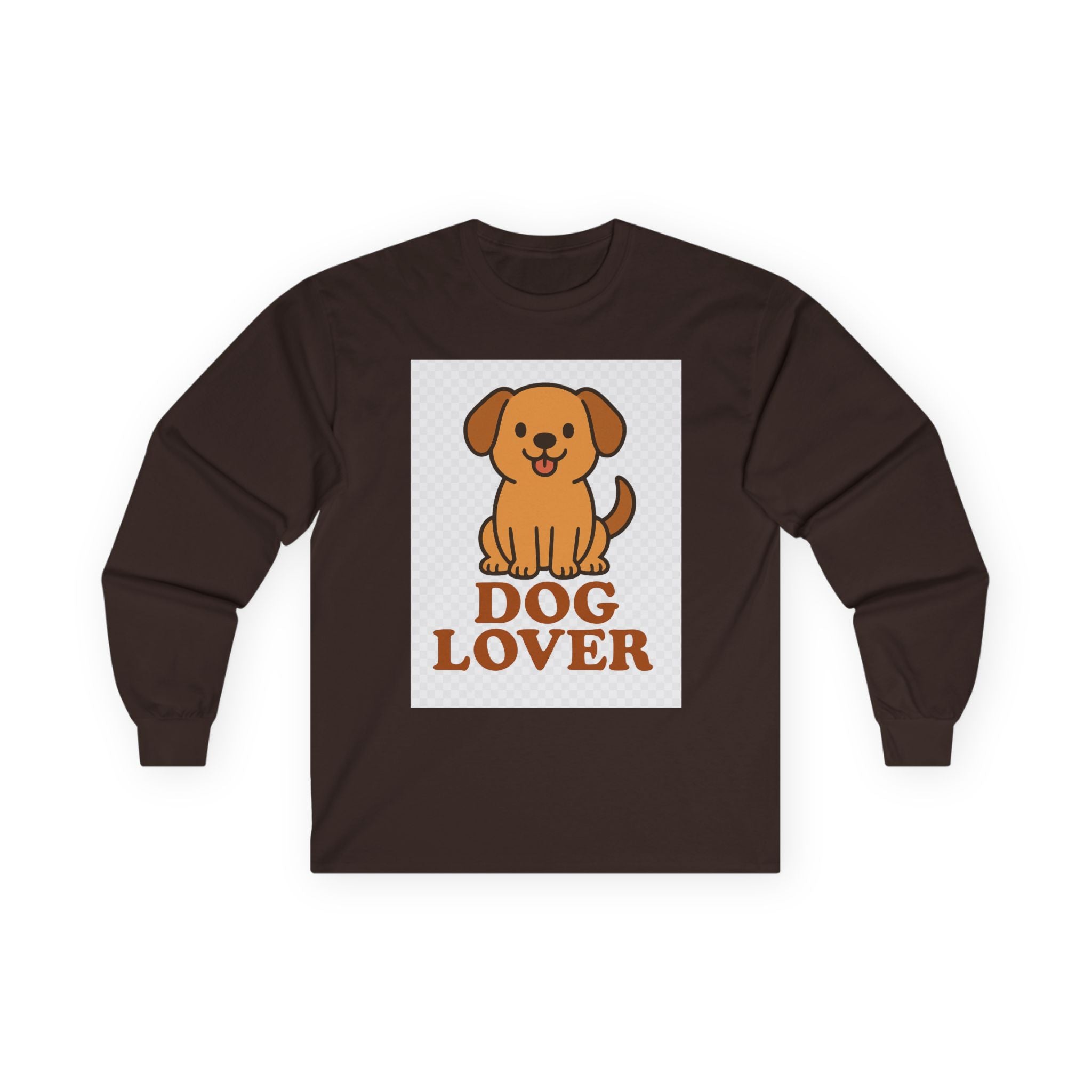 Dog Lover Long Sleeve Tee, Unisex Tee for Pet Enthusiasts, Cute Dog Apparel, Gift for Dog Owners, Casual Everyday Wear