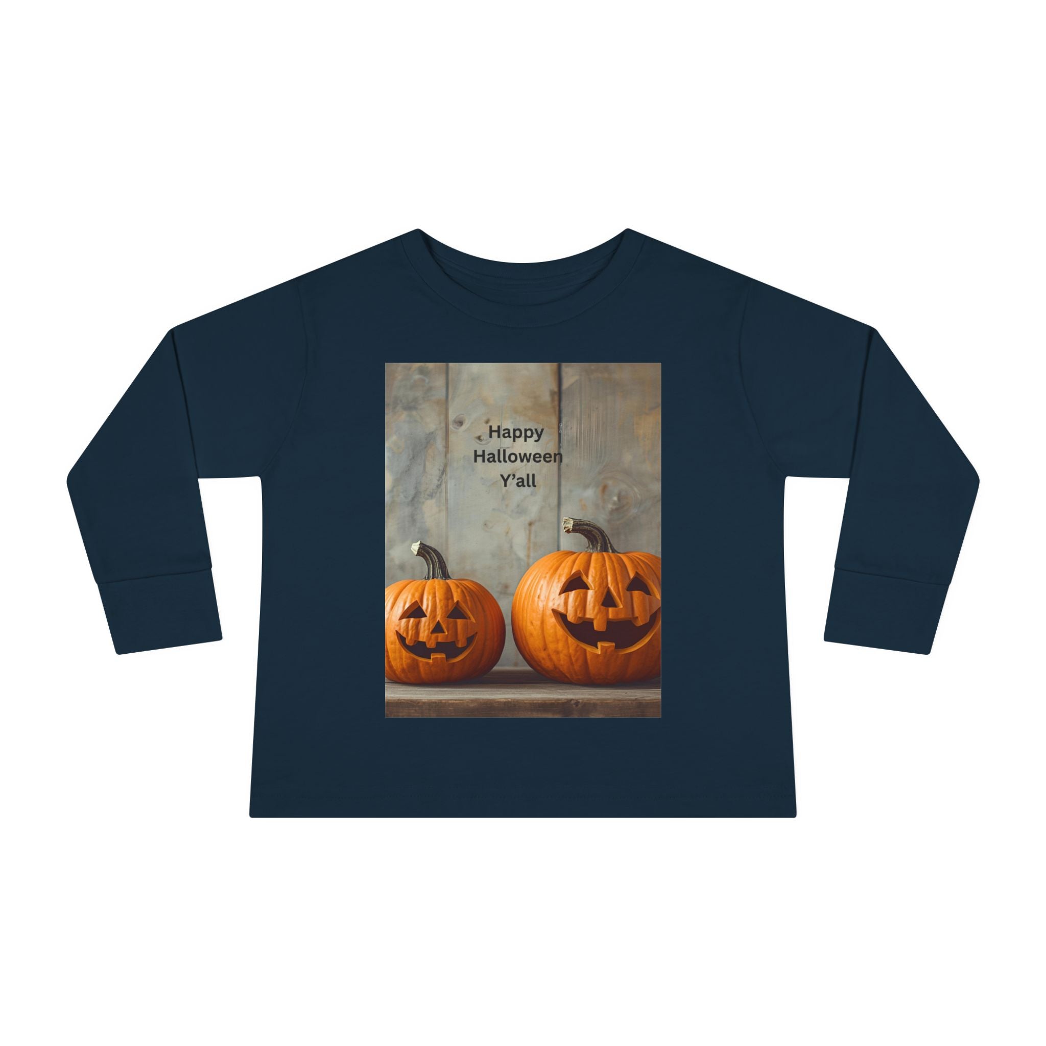 Halloween Pumpkin Toddler Long Sleeve Tee