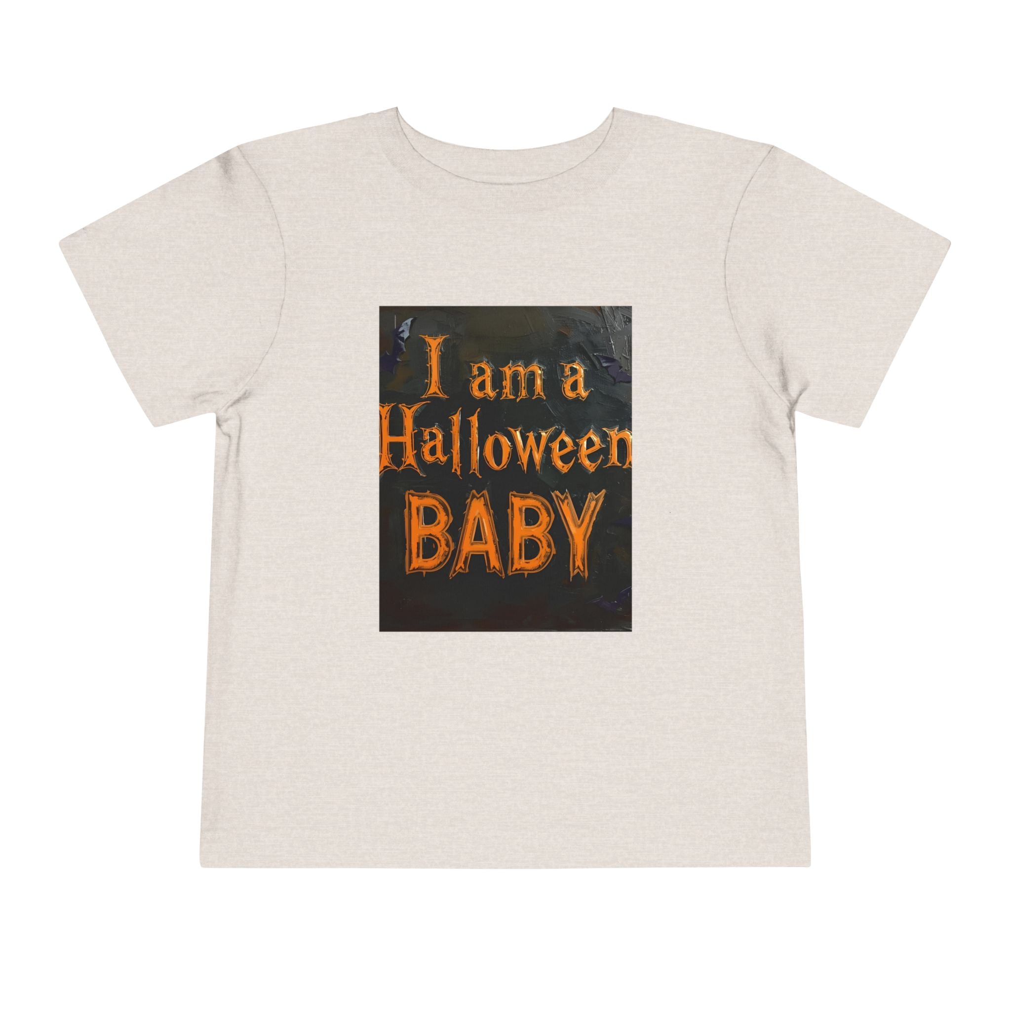 I Am A Halloween Baby Toddler Short Sleeve Tee