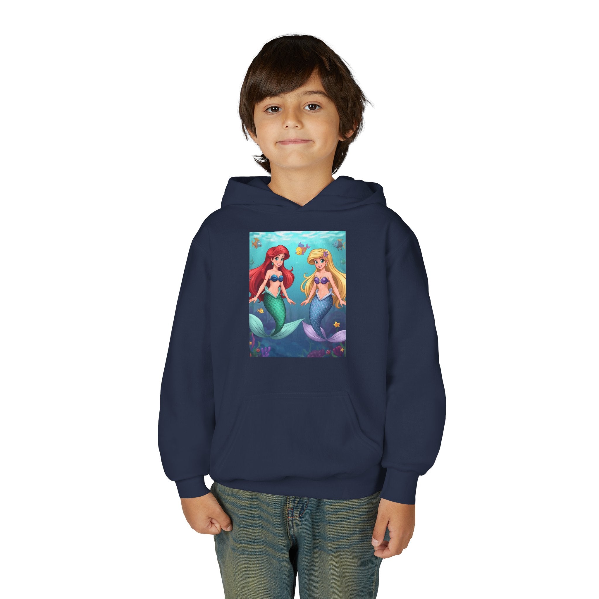 Mermaid Youth Heavy Blend Hooded Sweatshirt