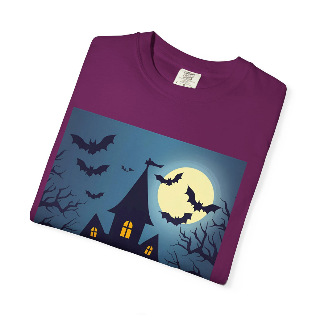 Haunted House Graphic T-Shirt | Halloween Tee, Unisex Shirt, Spooky Top, Fall Apparel, Gift for Halloween Lovers