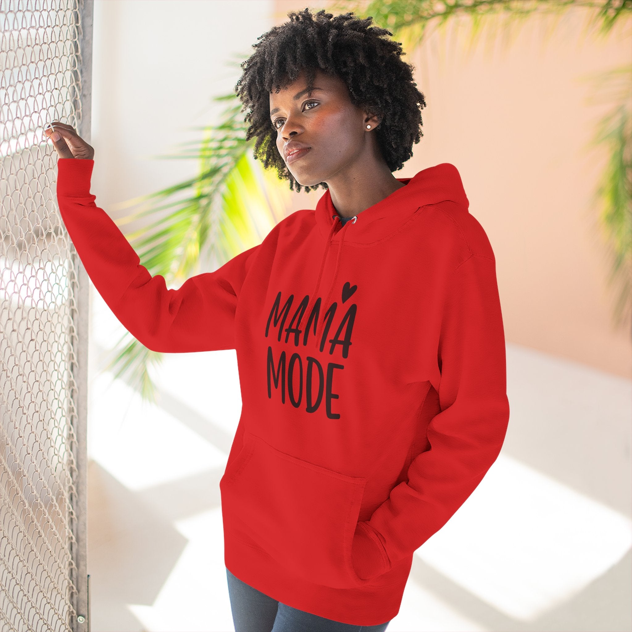 Mama Mode Hoodie — Cozy Fleece Motherhood Pullover