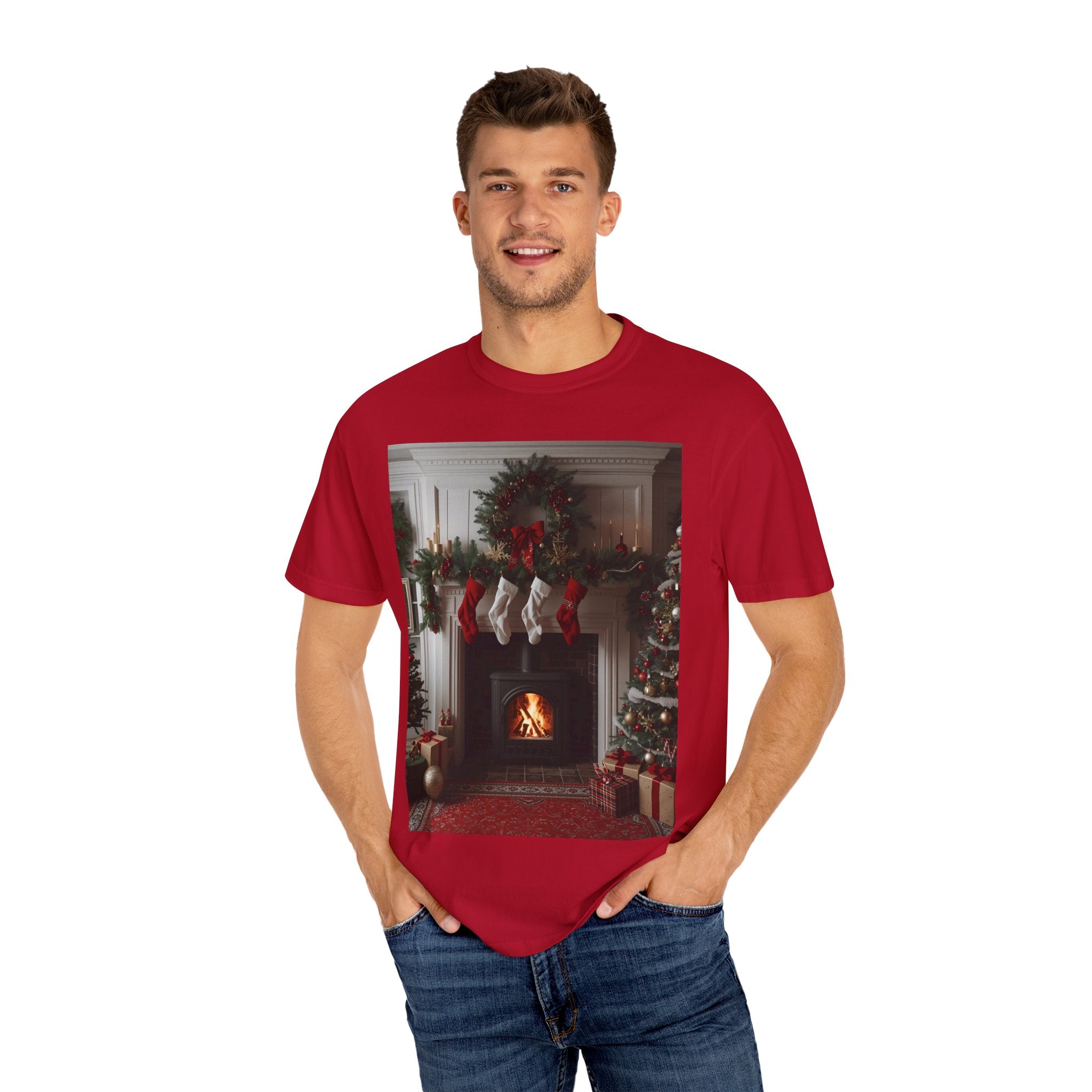 Cozy Holiday T-Shirt, Christmas Tee, Casual Winter Shirt, Family Gathering Outfit, Unisex Festive Apparel